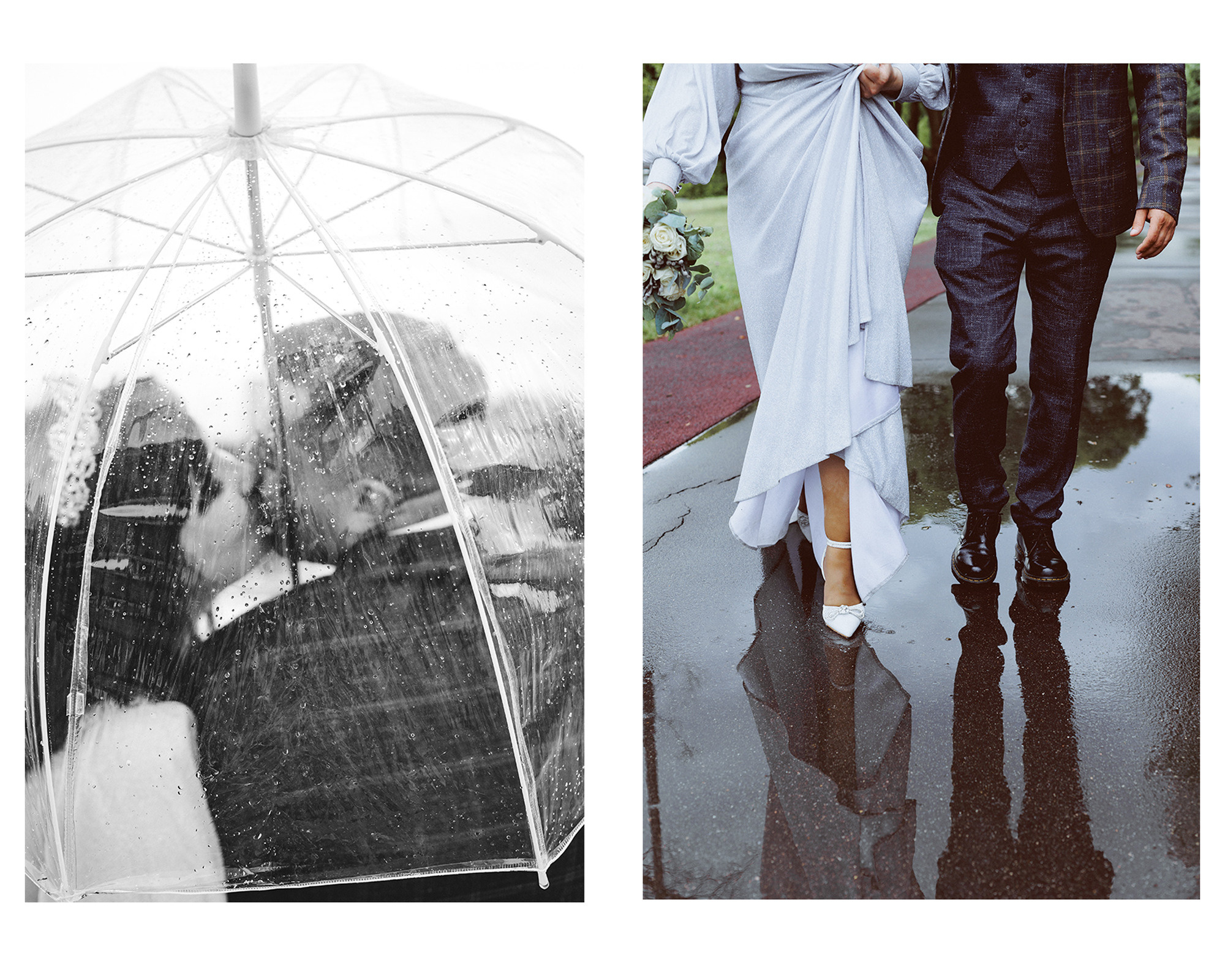 Свадебная фотосессия в дождь. Фотограф в Москве Калагина Светлана