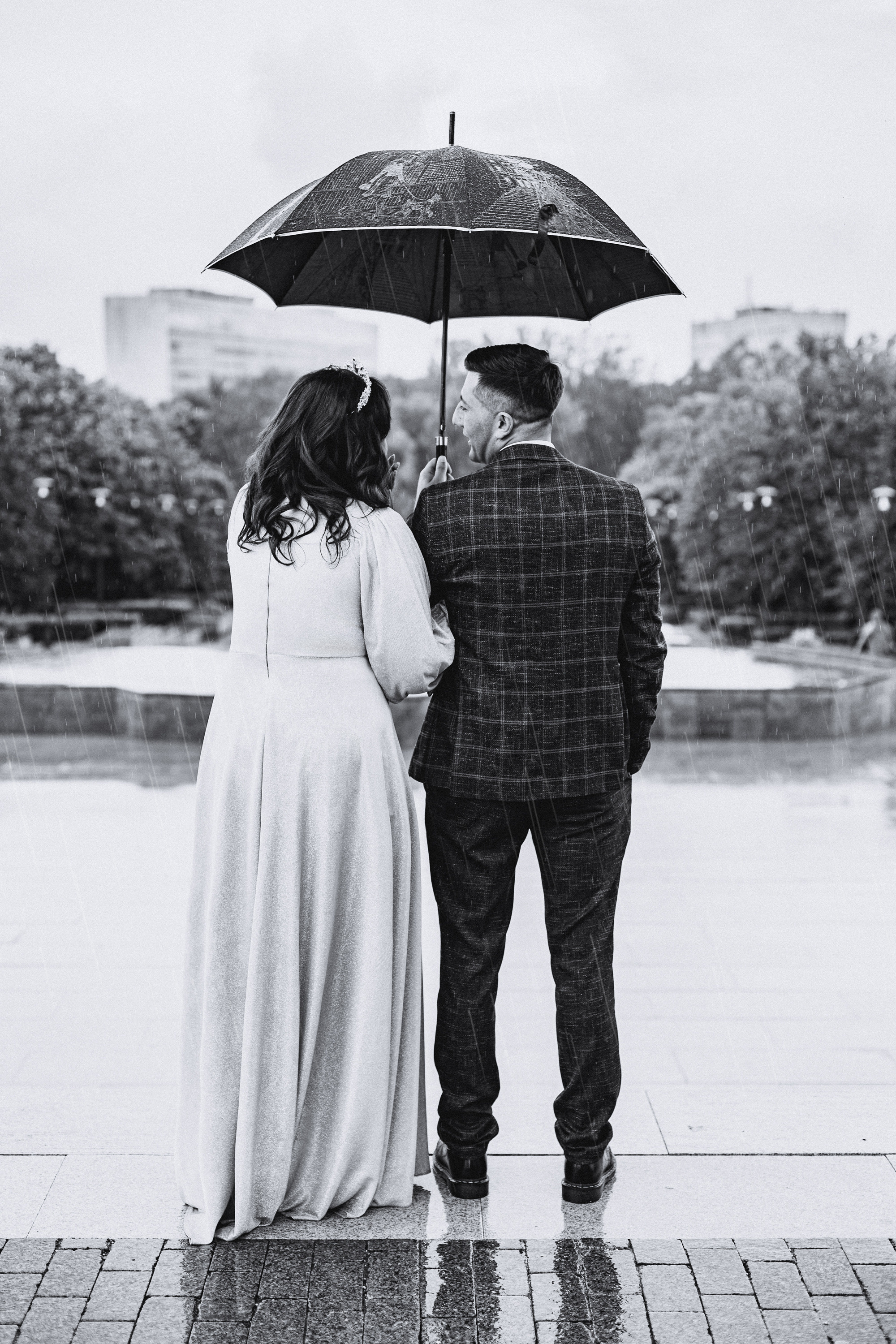 Свадебная фотосессия в дождь. Фотограф в Москве Калагина Светлана