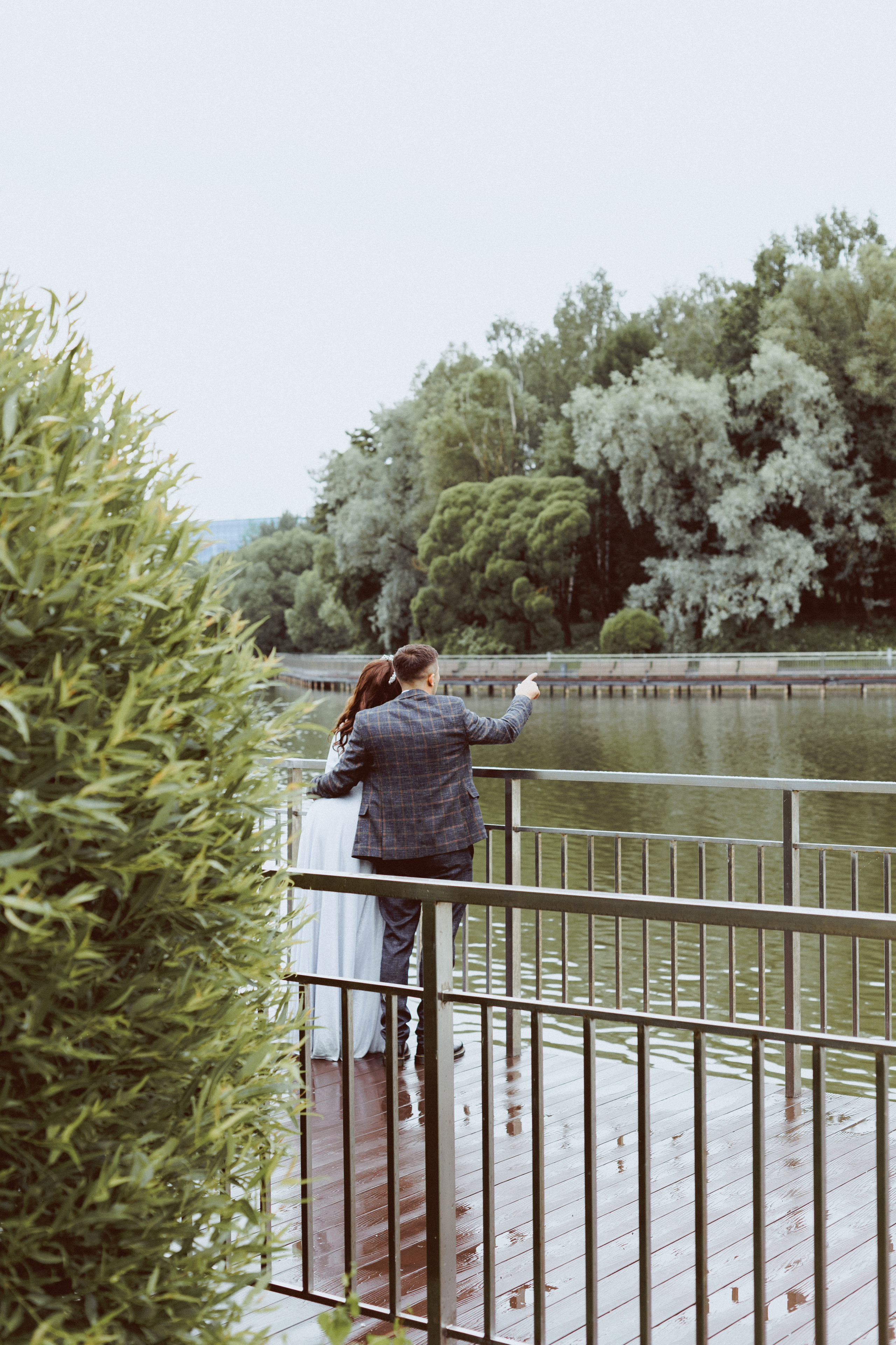 Свадебная фотосессия в дождь. Фотограф в Москве Калагина Светлана