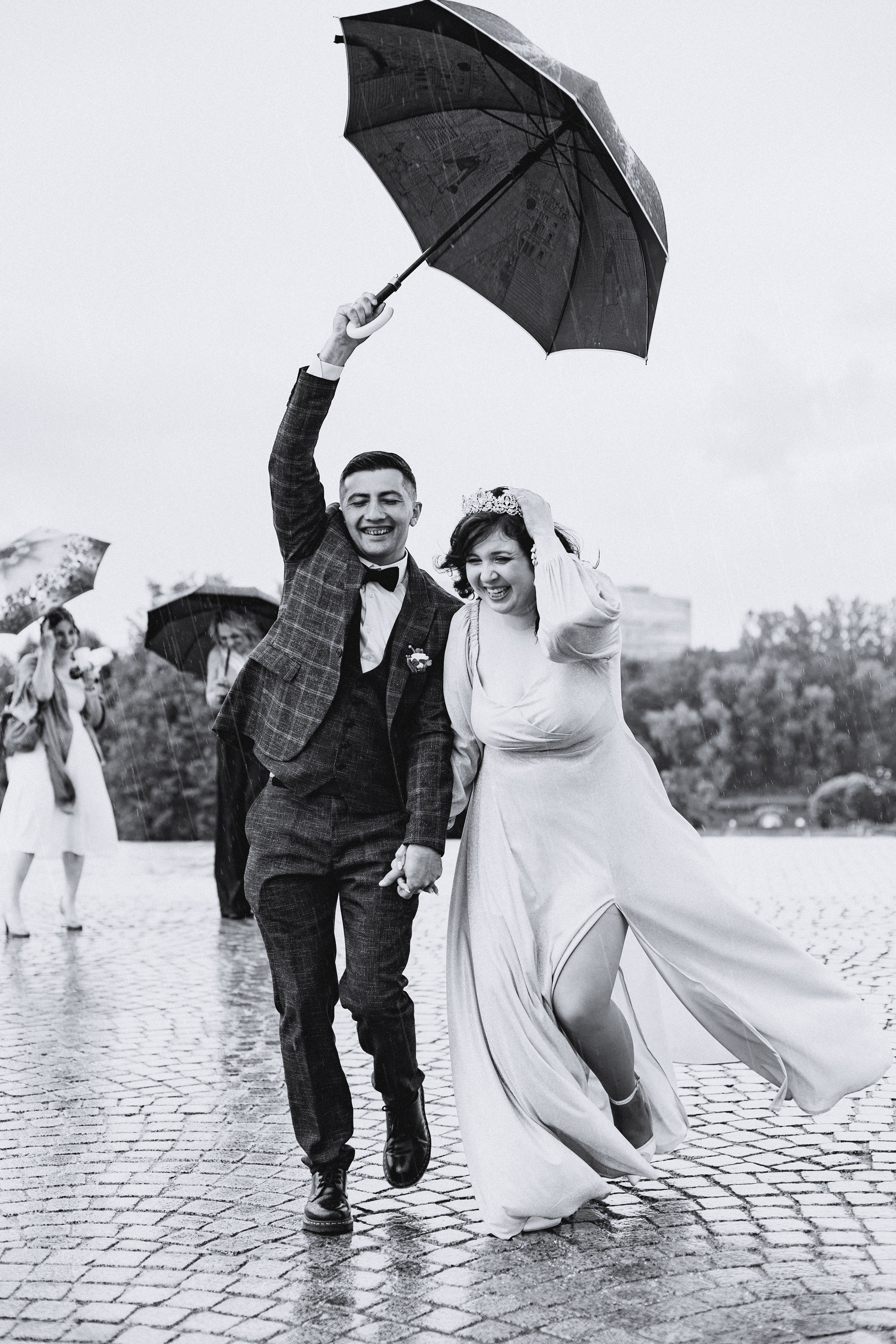 Свадебная фотосессия в дождь. Фотограф в Москве Калагина Светлана