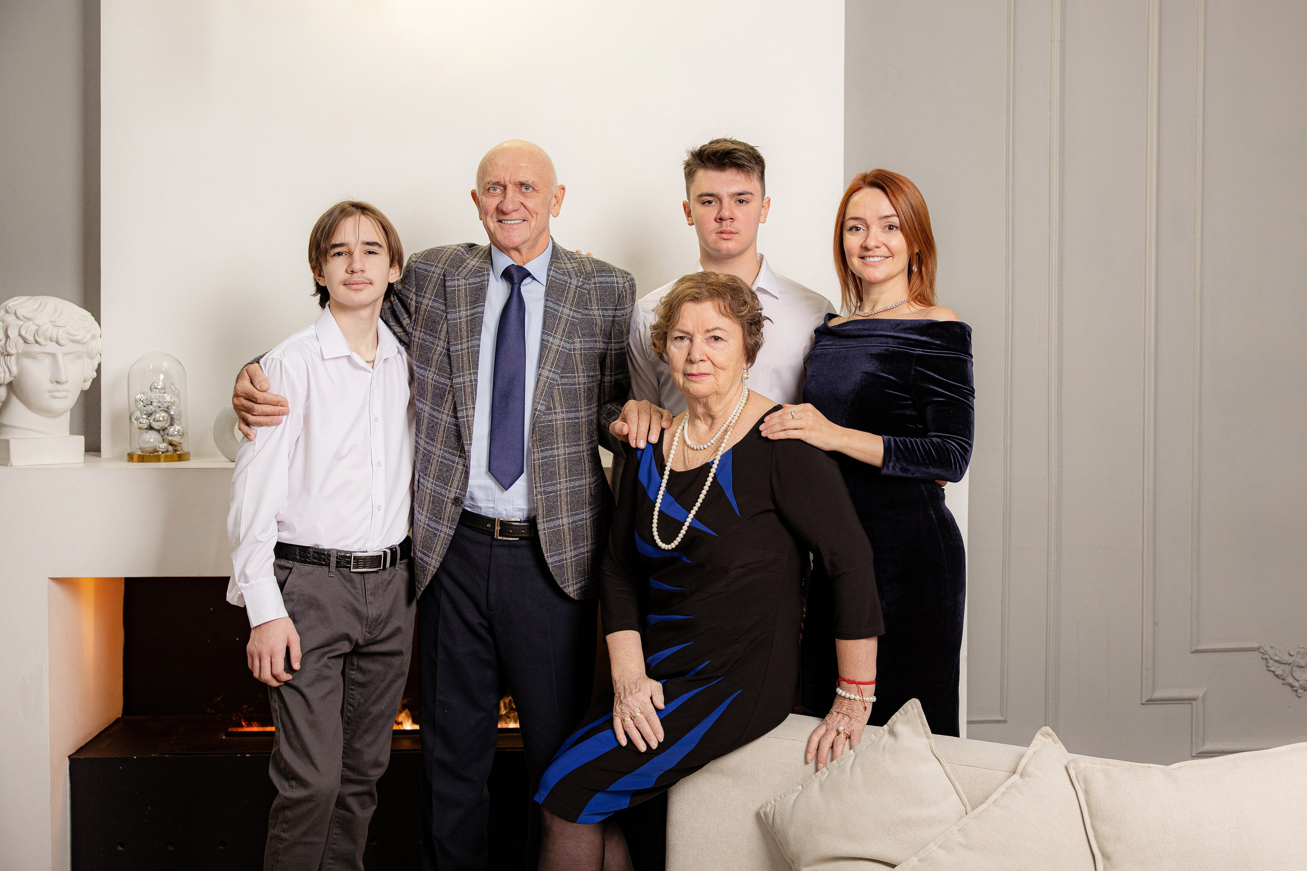 Семейная фотосессия в фотостудии в СПб