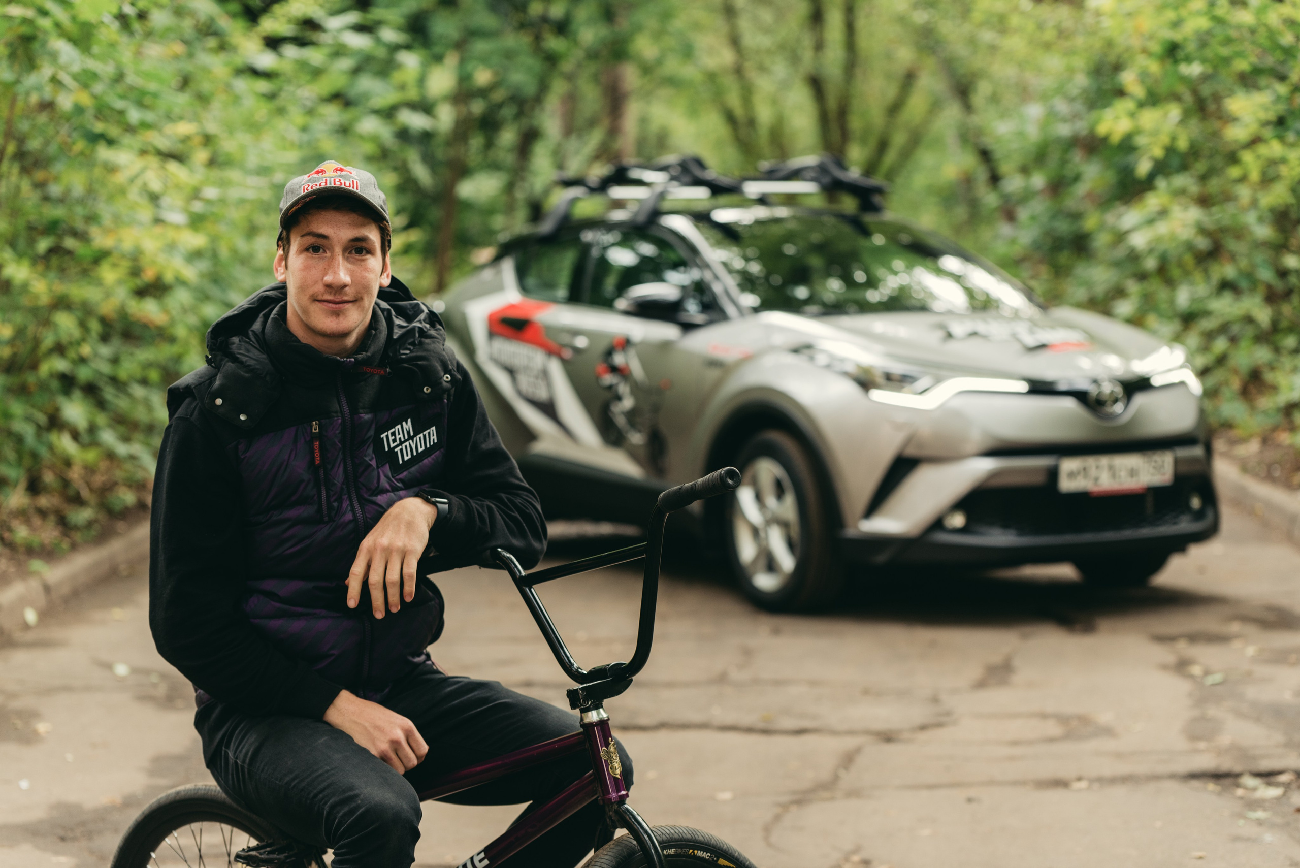 Атлеты Toyota Team Russia. DeLorein