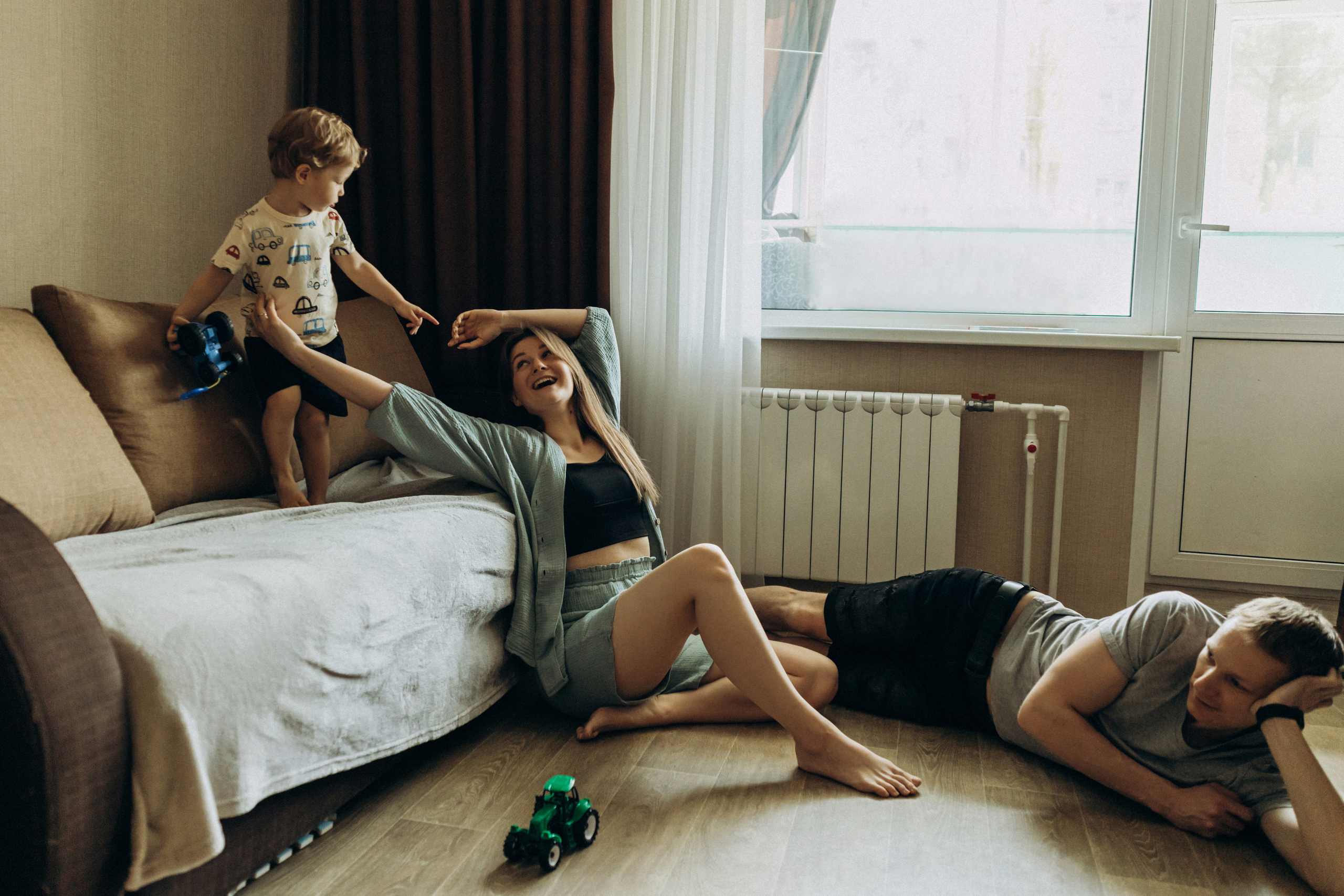 Аня, Сергей и Тёма. Семейный фотограф и детский фотограф в Волгограде Алеся Бутакова — дет