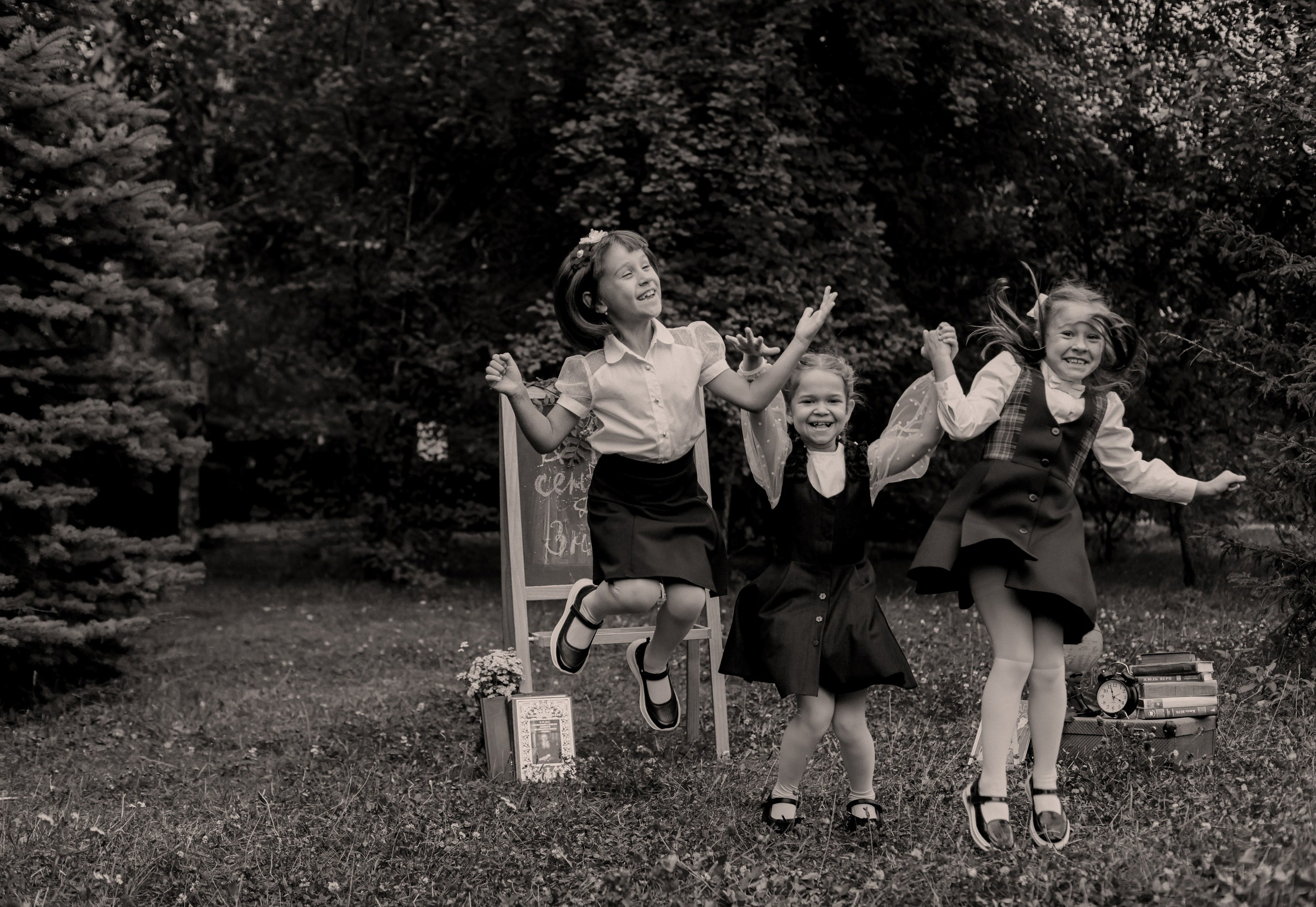 Школьники. Мультифотограф Динара Ахмедзянова