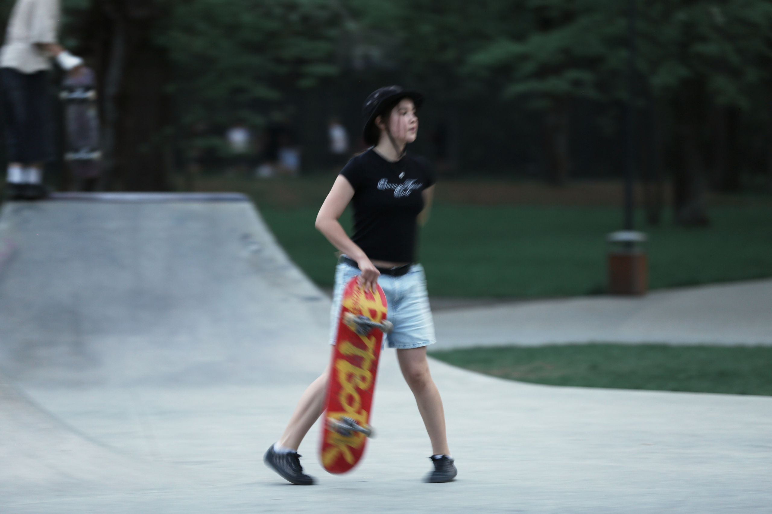 Blue hour in a skatepark. Фотограф Антонина Гудкова
