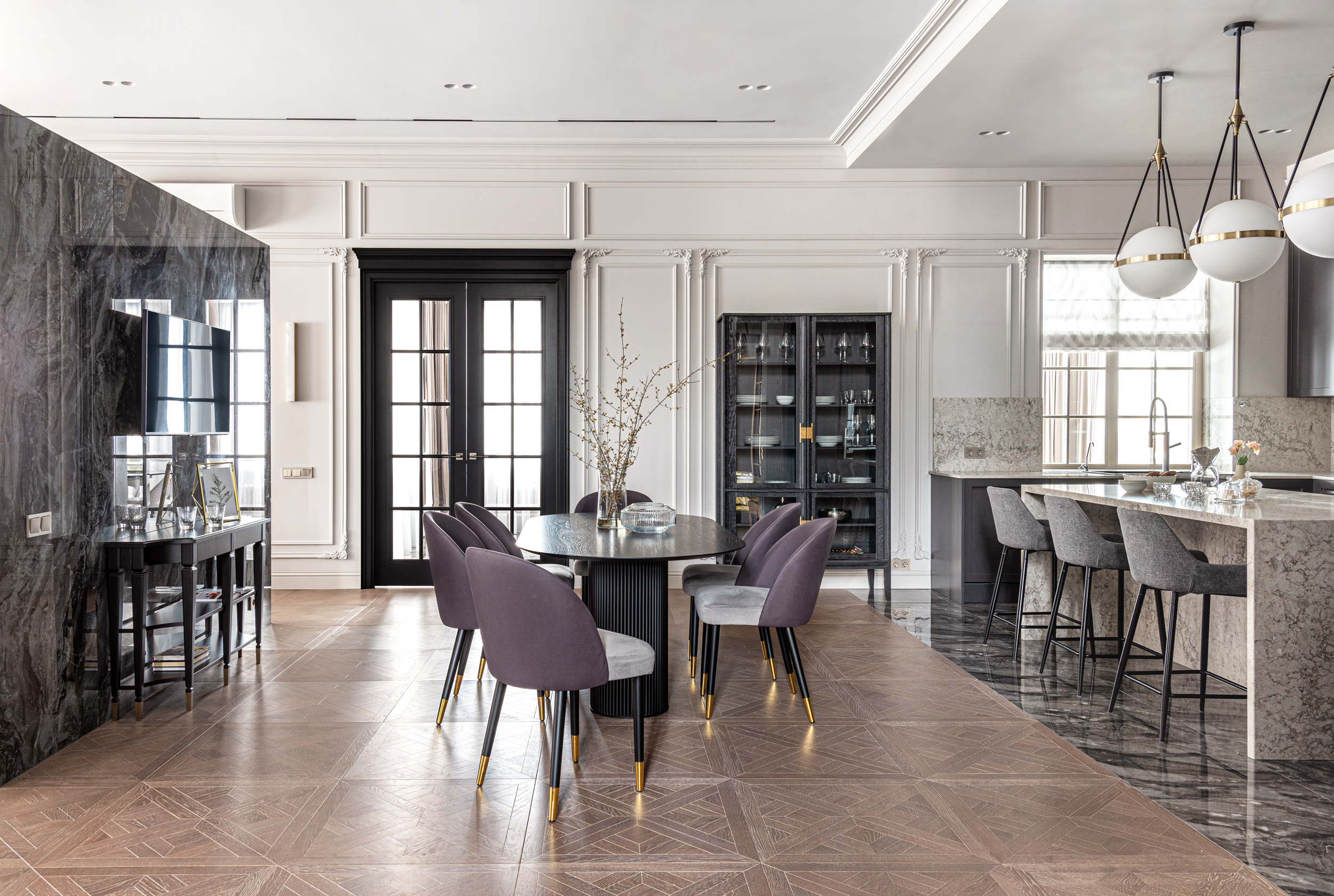 Дом 500 кв.м (реализация). Дизайн интерьера бизнес класса Москва Янина Филиппова