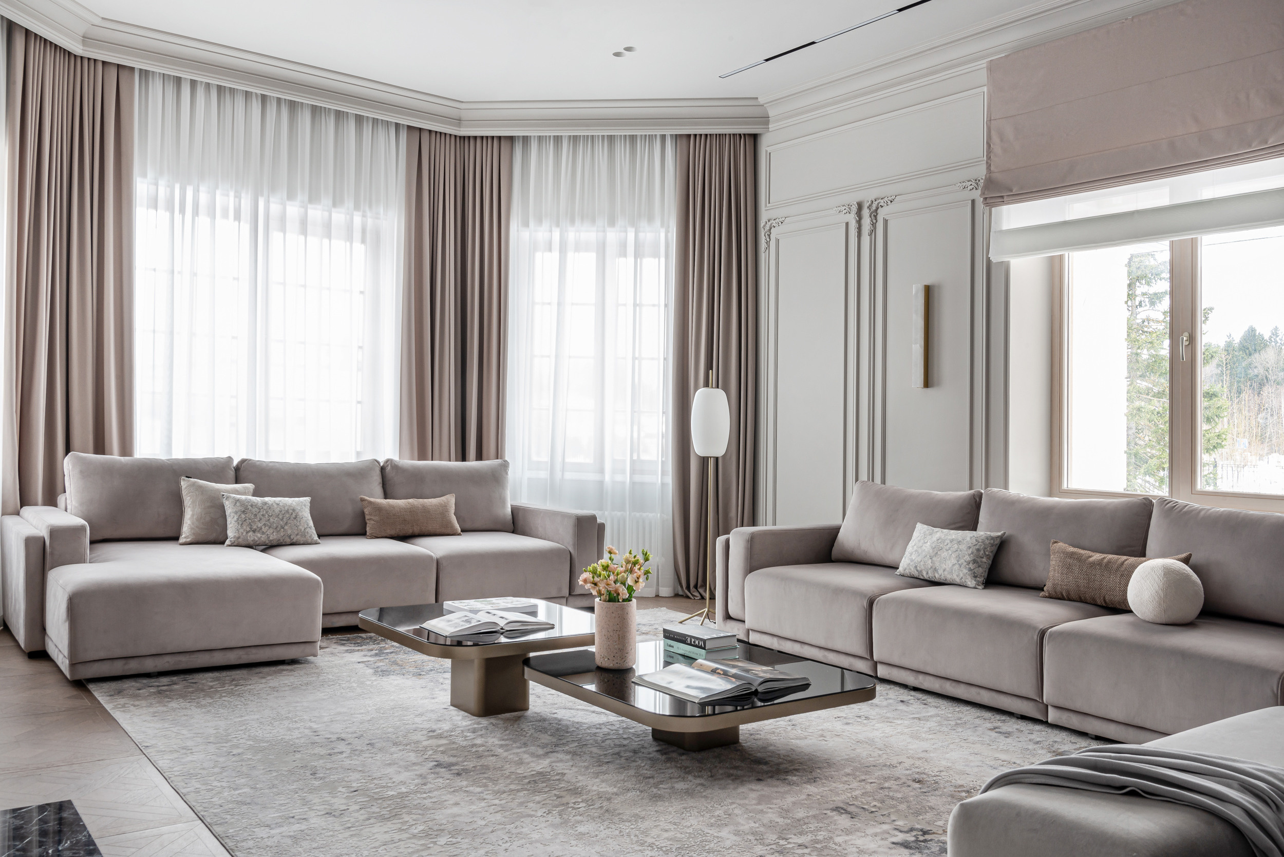 Дом 500 кв.м (реализация). Дизайн интерьера бизнес класса Москва Янина Филиппова