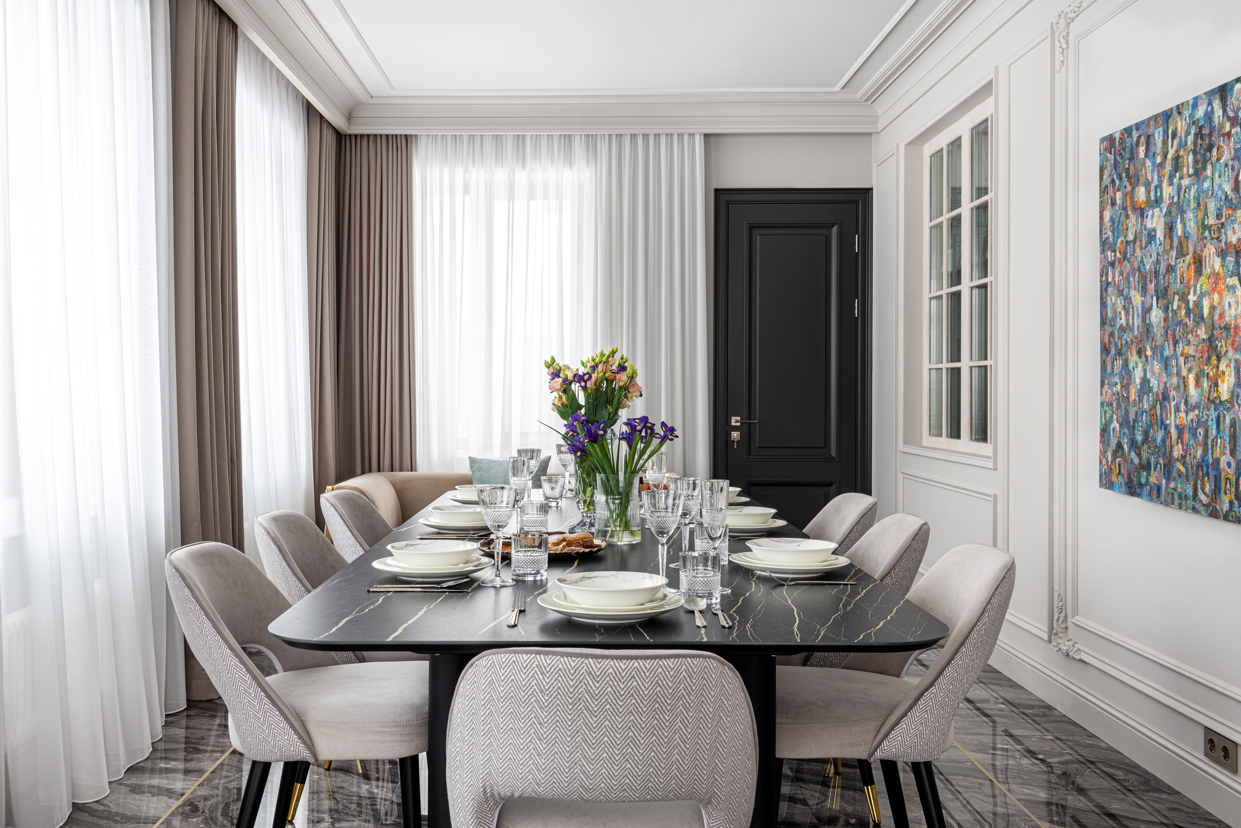 Дом 500 кв.м (реализация). Дизайн интерьера бизнес класса Москва Янина Филиппова