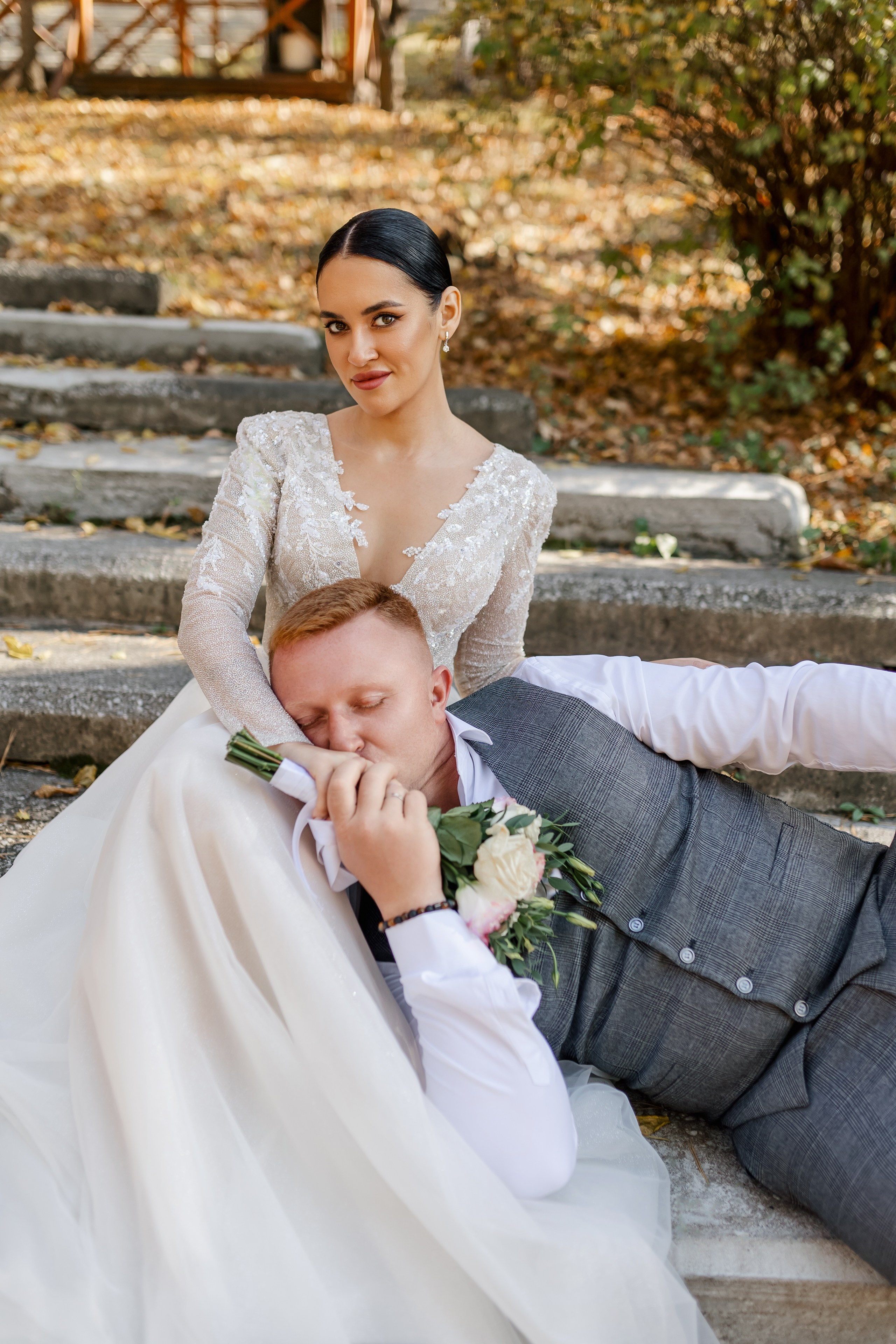 Степан и Алина. Красивая осенняя прогулка. Свадебный фотограф в Хабаровске