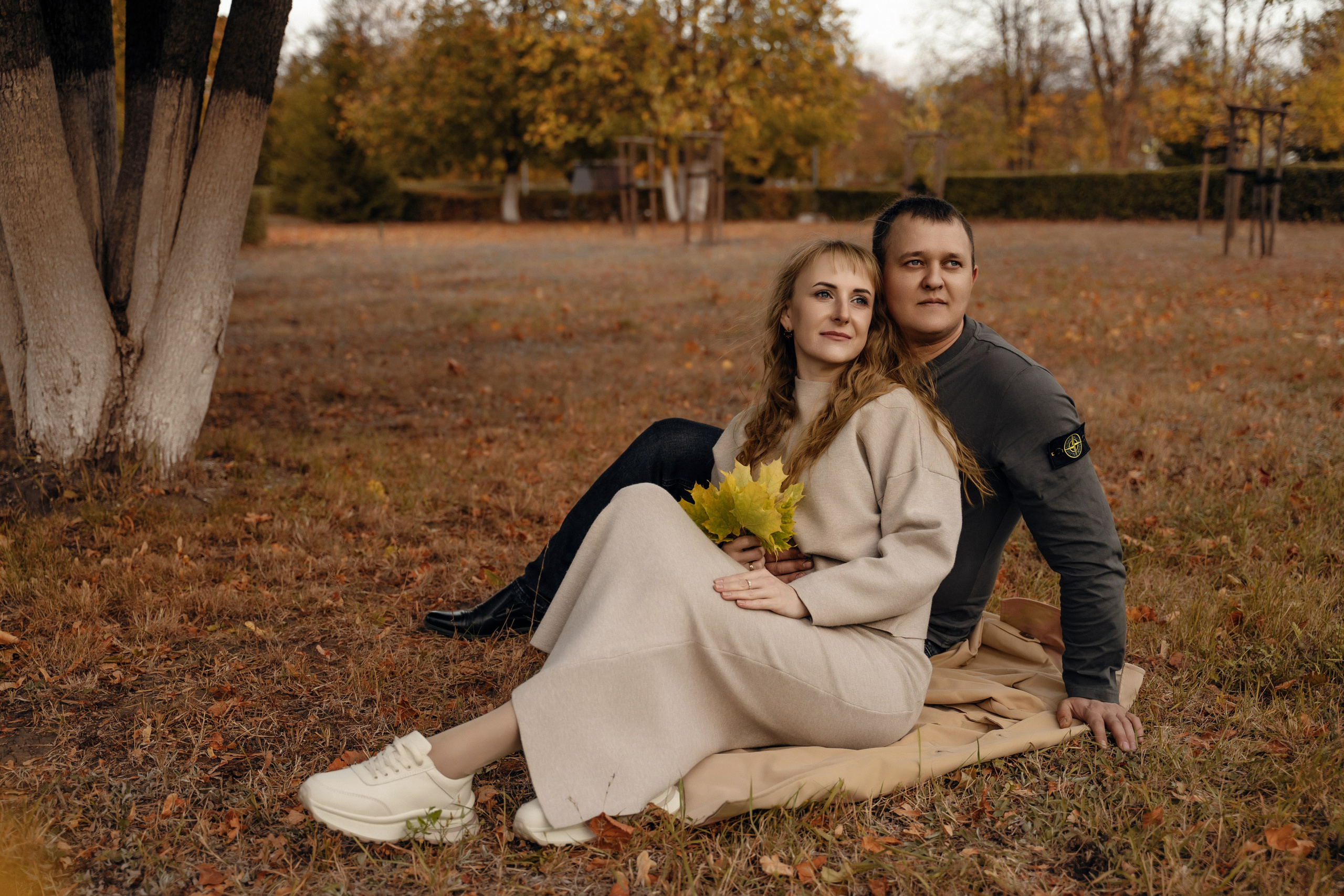 Осенняя фотосессия в стиле Love Story. Семейный фотограф в Белгороде Амелина Алина