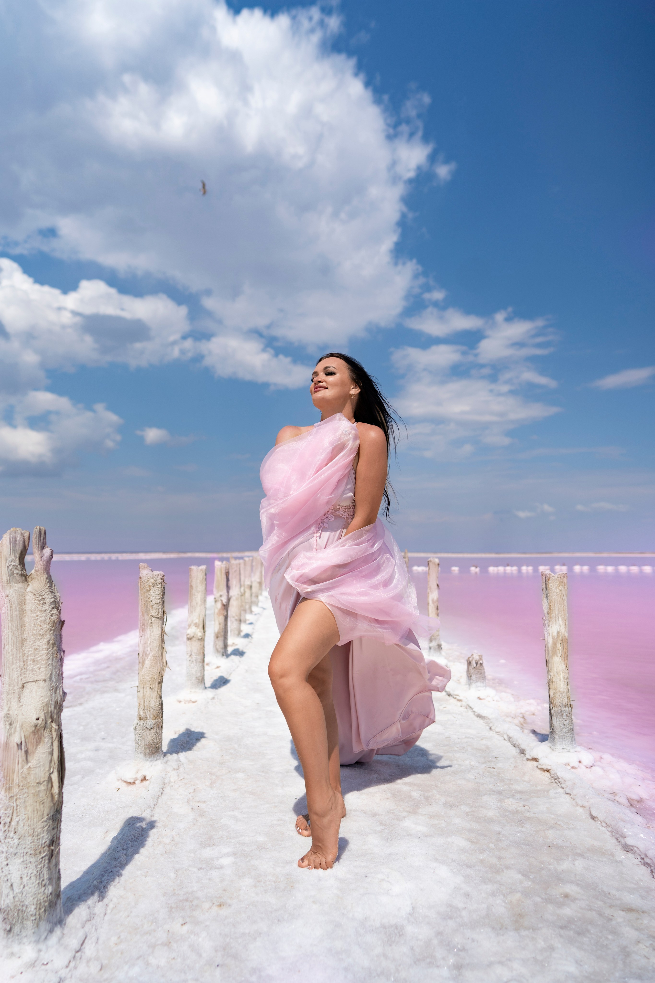 Розовое озеро Сасык-Сиваш (Евпатория). Фотограф в Крыму Лебедева Александра