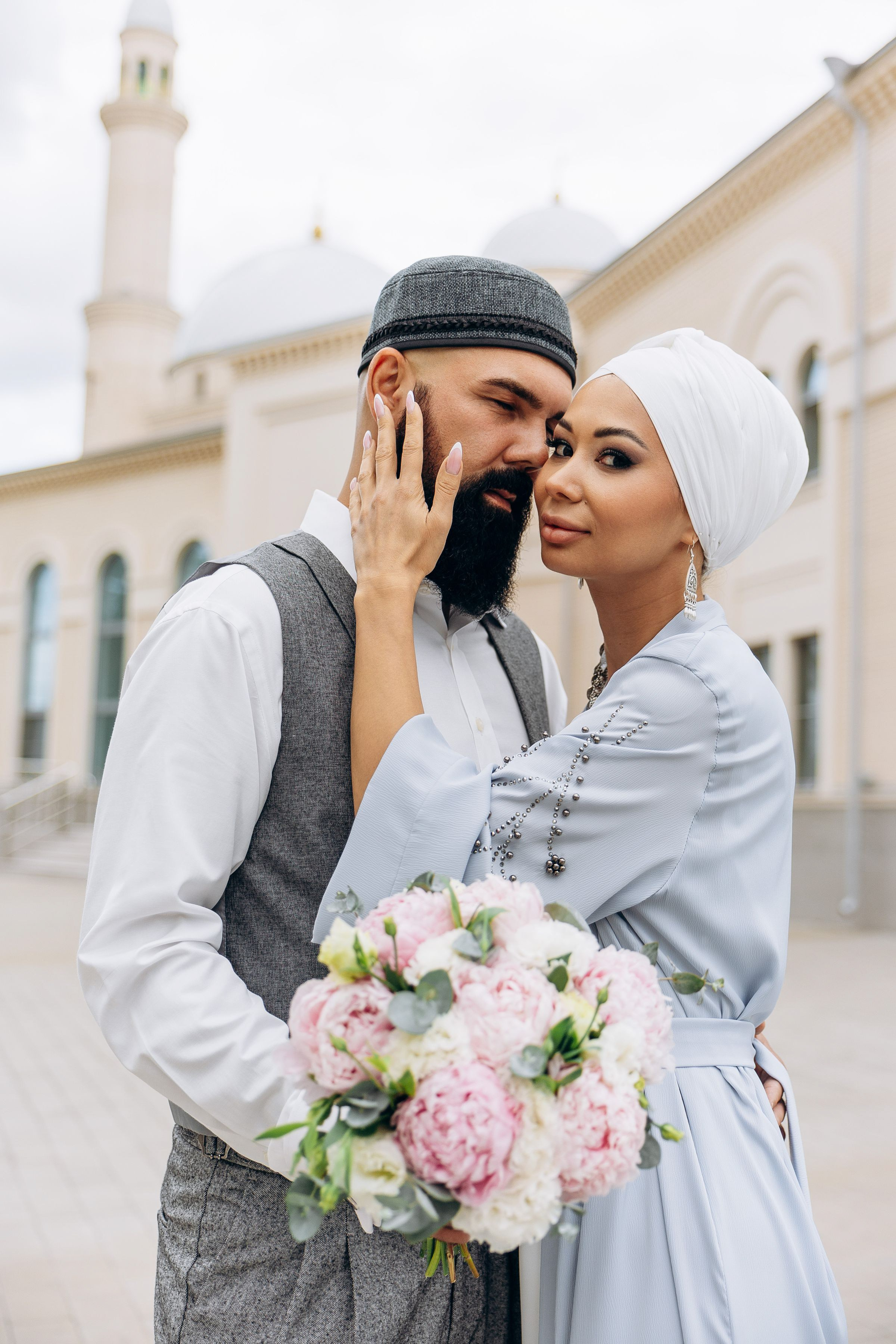 никах в мечети Сулейман,  фотосессия в мечети Сулейман, фотограф на никах Казань Ranas4you, образ невесты на никах, завязывание платка Казань, платье на никах Казань, фотограф на мусульманские свадьбы Ranas4you