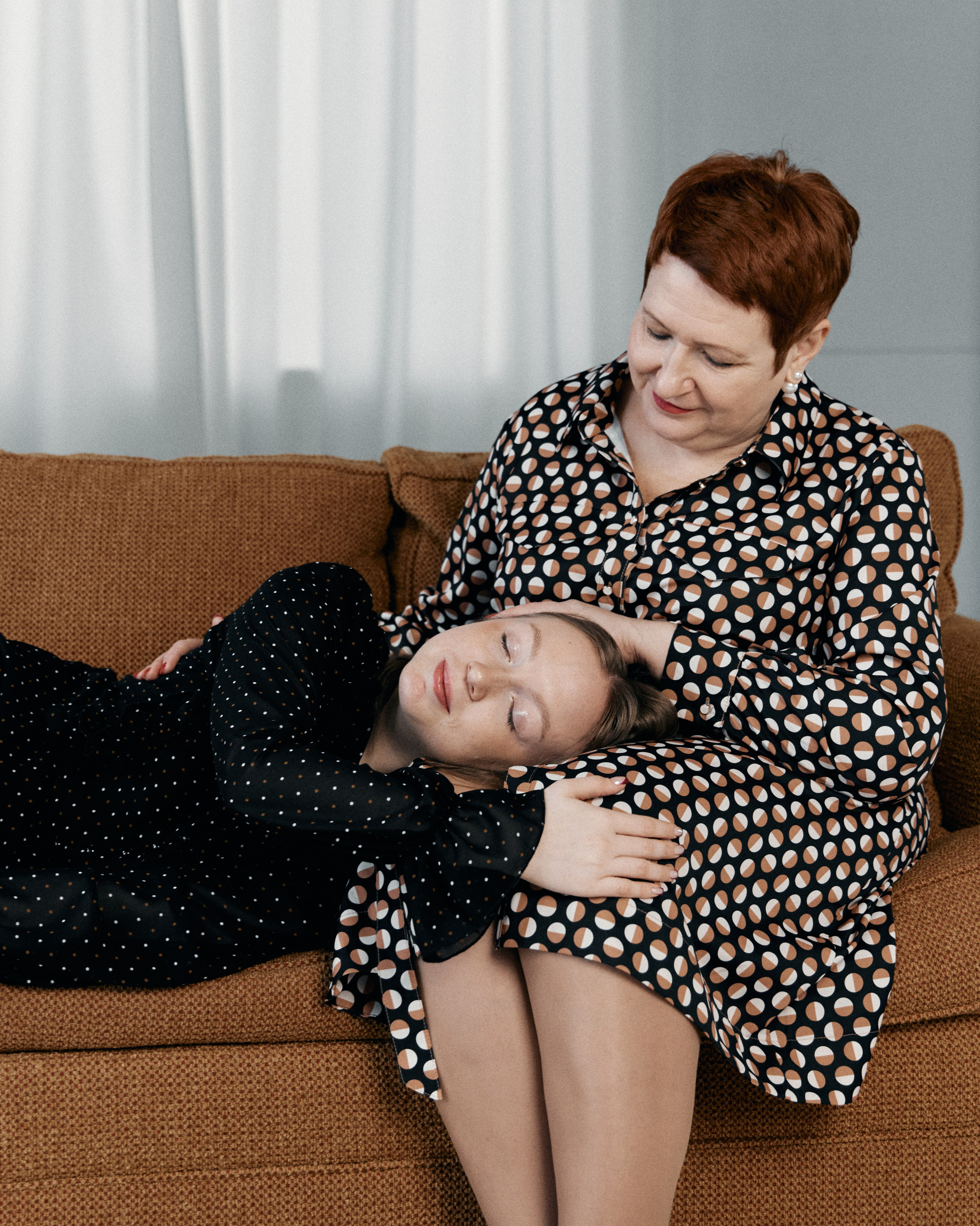 Вера с родителями. Фотограф Мария Мазунина