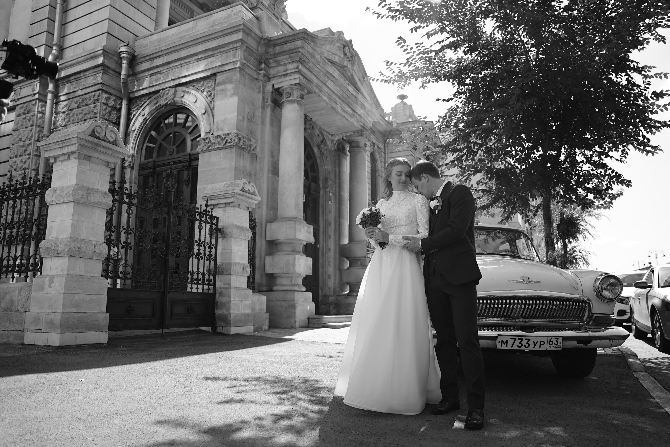 Андрей и Алина чб. Свадебный фотограф в Самаре Анна Ковалева