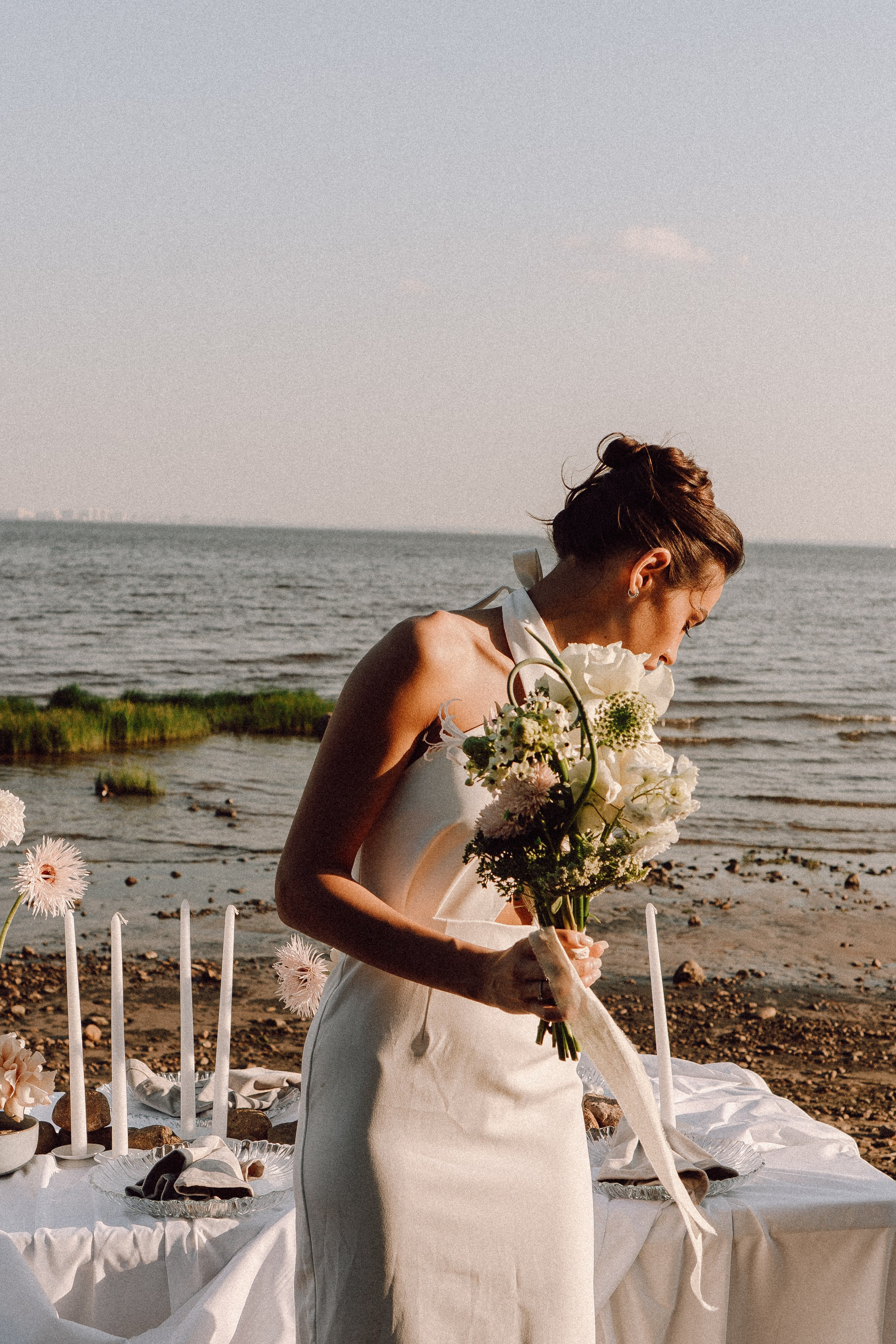 СВАДЕБНАЯ ФОТОСЕССИЯ ВЫЕЗДНОЙ ЦЕРЕМОНИИ (ФИНСКИЙ ЗАЛИВ). Профессиональный фотограф, Санкт-Петербург — Виктория Богомолова