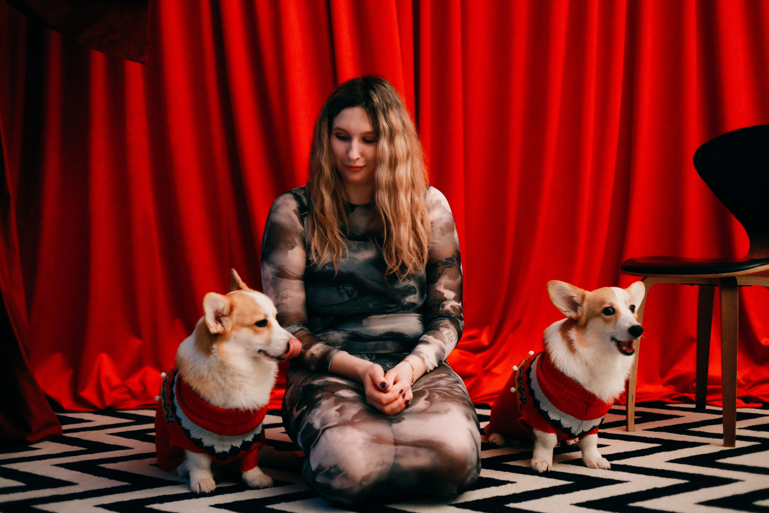 Оля, Антон и сыновья. Фотограф София Комкина