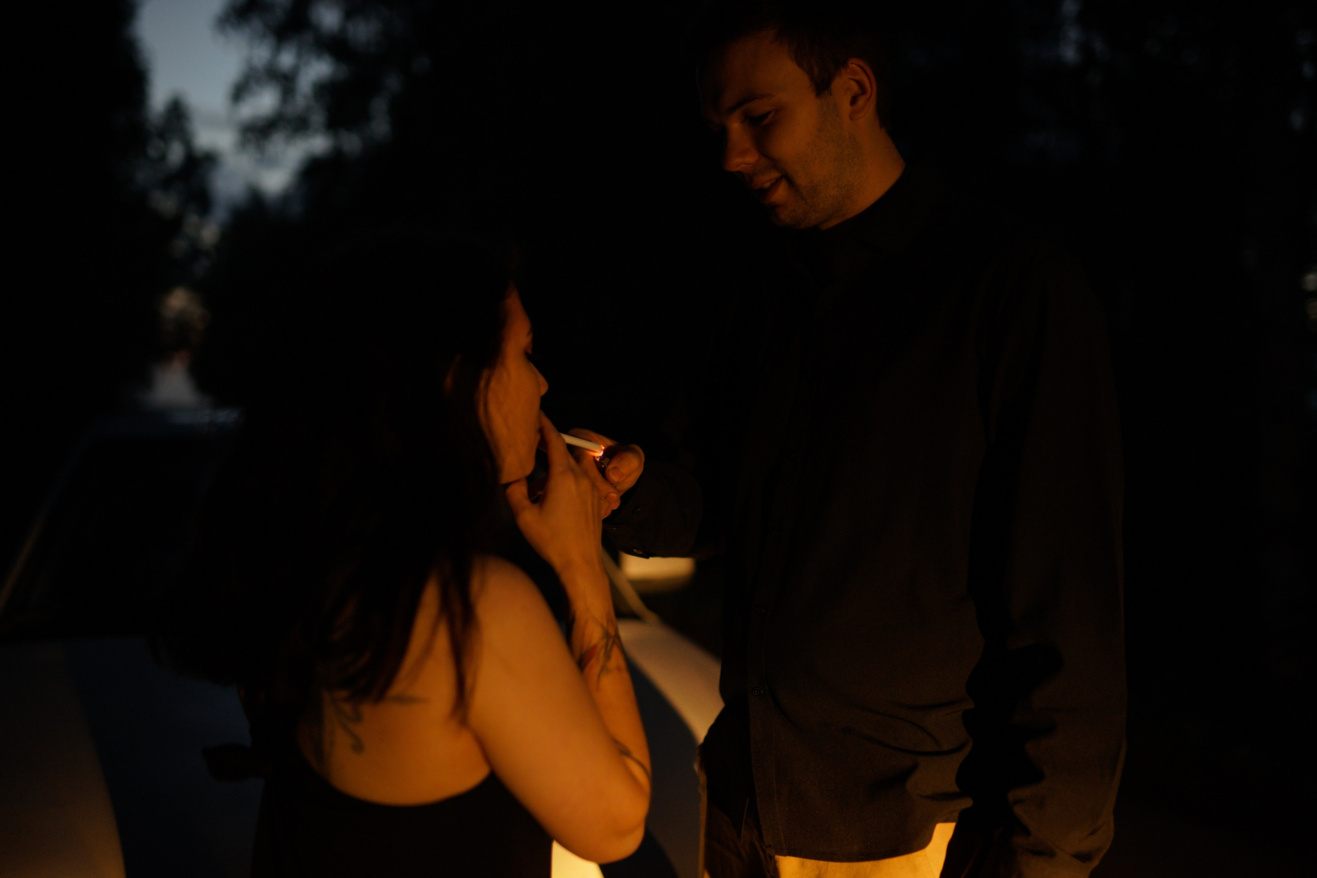 Поздний закат