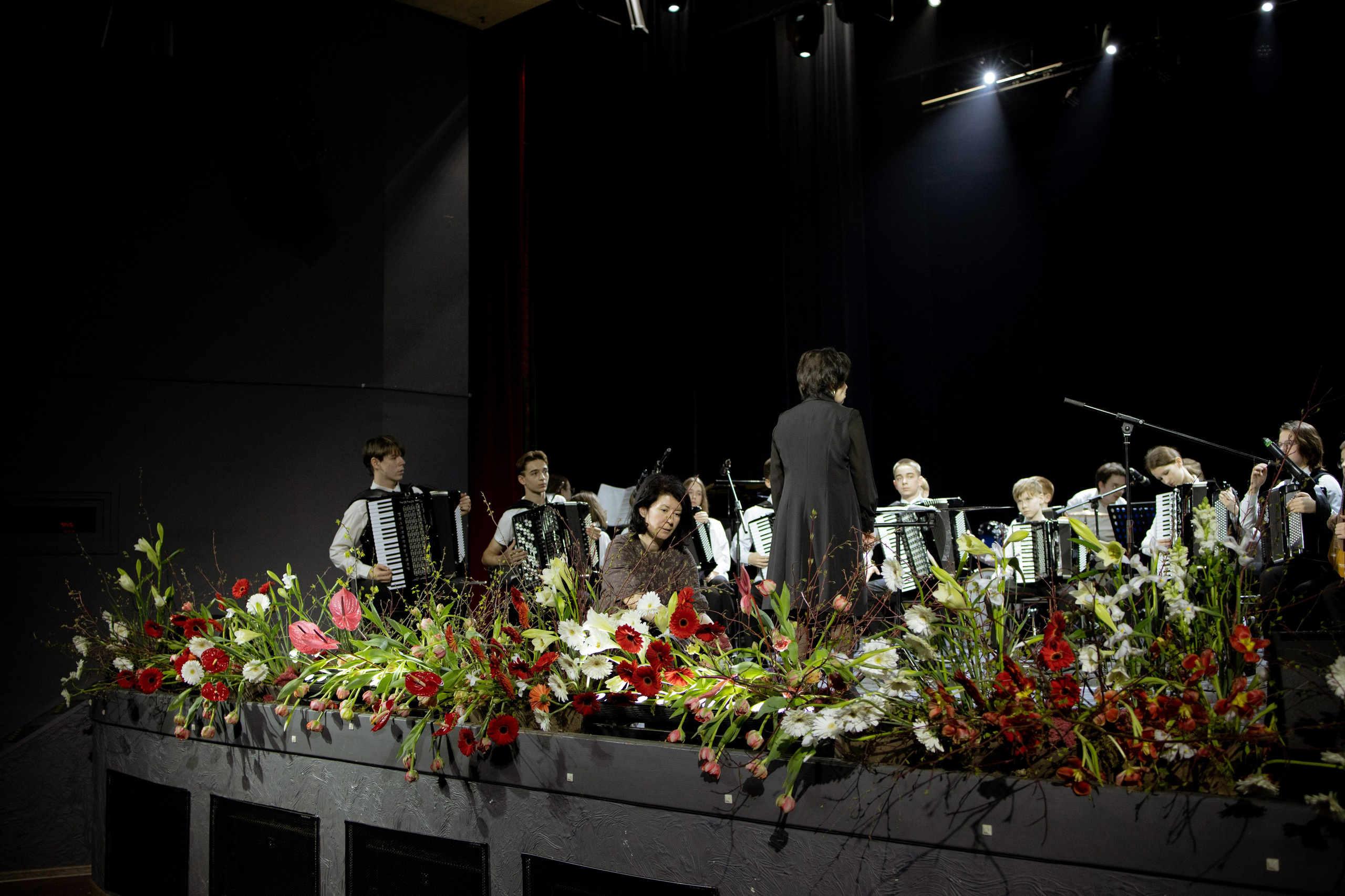 Оформление Отчетного концерта Музыкальной школы Глазунова. Оформление свадеб, декор свадеб Вера Маркова, Москва