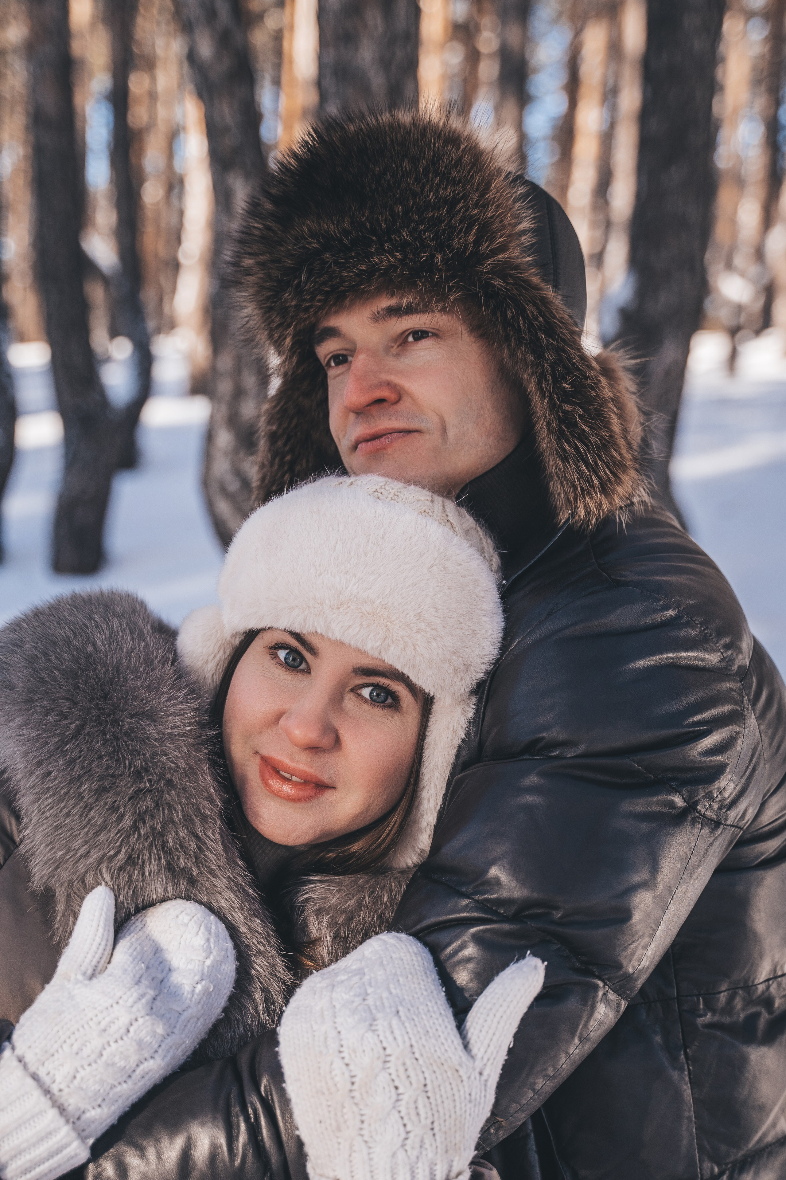 Зимняя lovestory для Витали и Оли. Фотограф в Самаре Екатерина Кроз