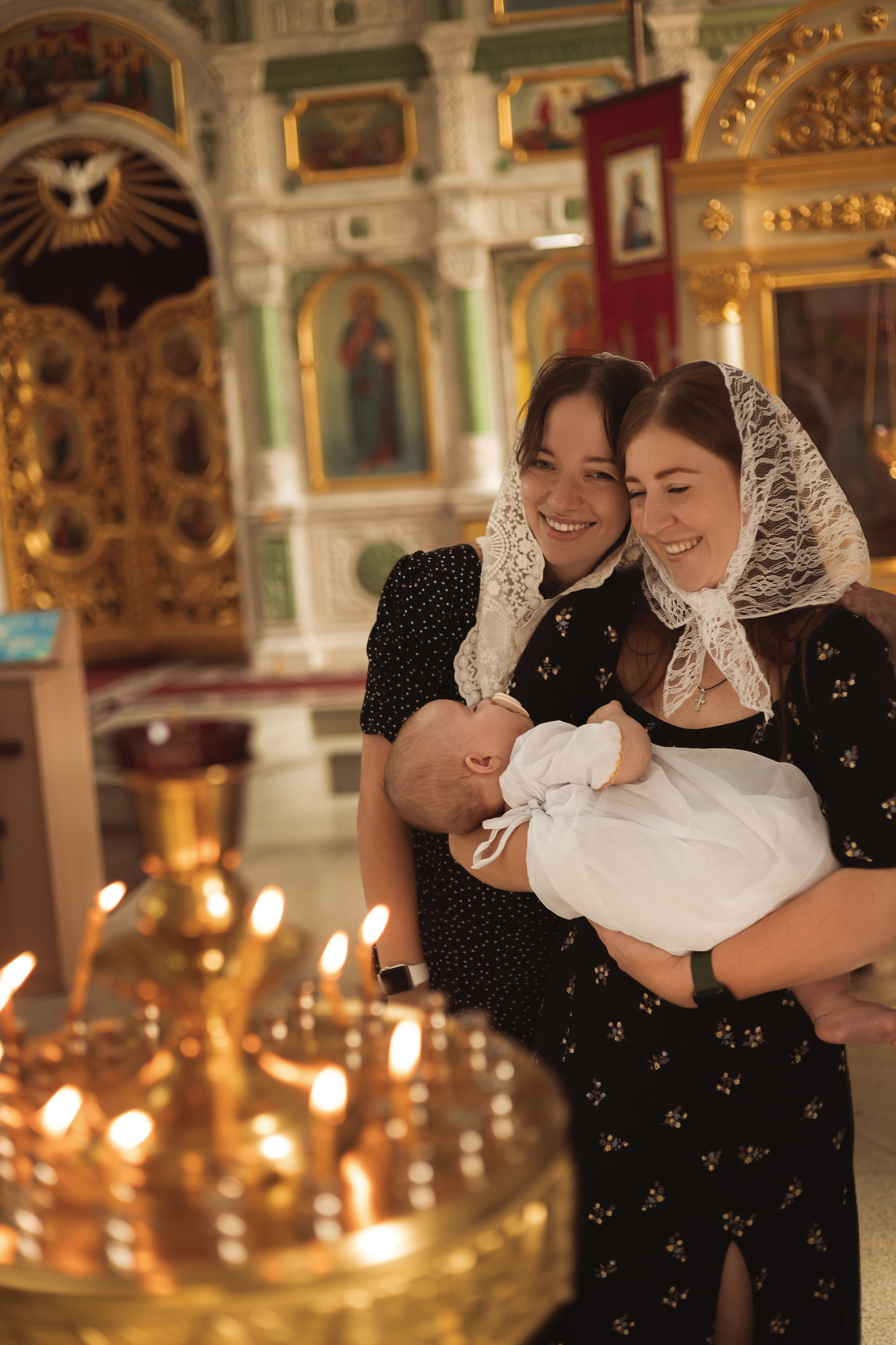 Таинство крещения. Фотограф новорожденных Саратов