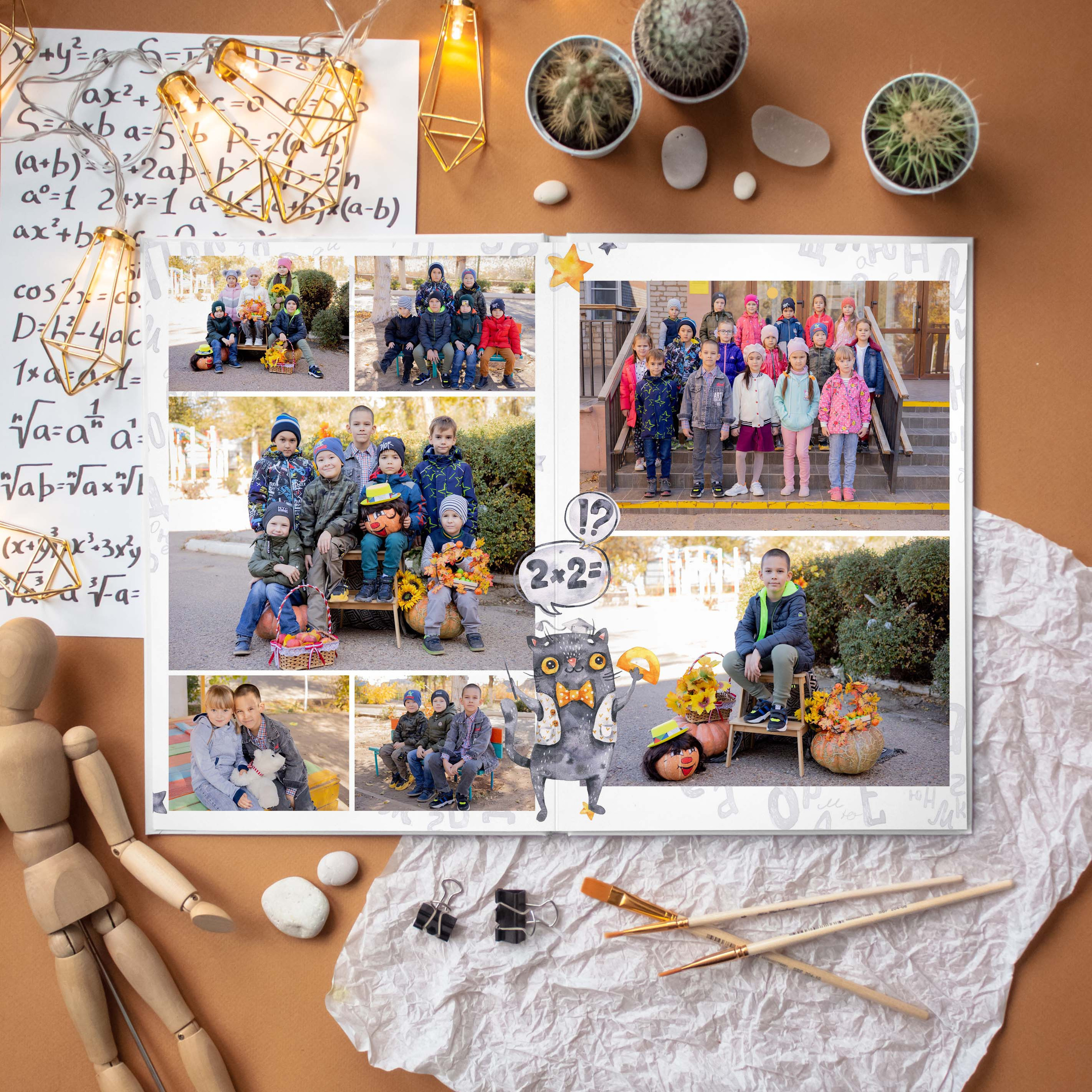 Кот ученый. Дизайнер fotokniga_ast