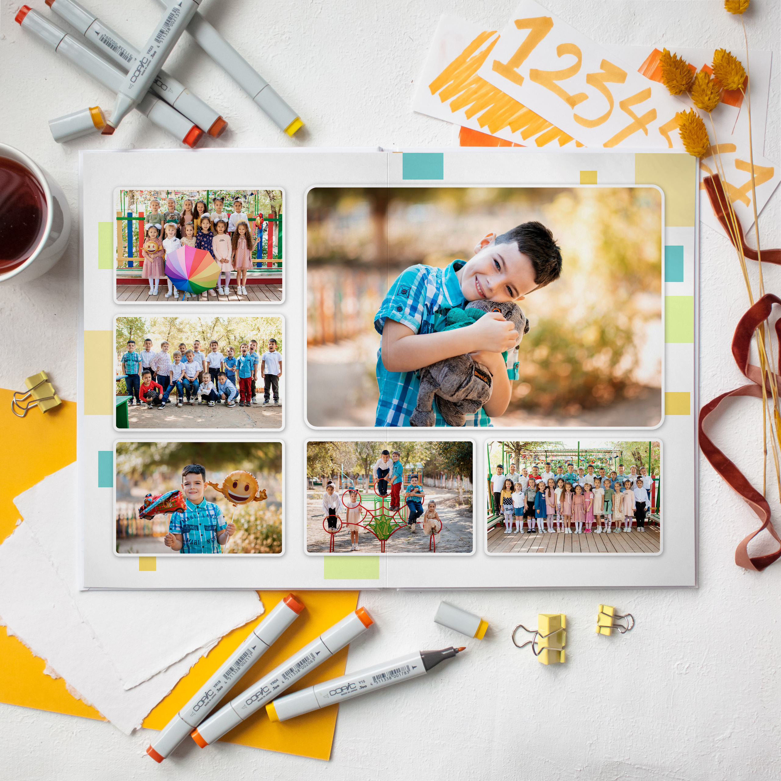 Желтый. Дизайнер fotokniga_ast