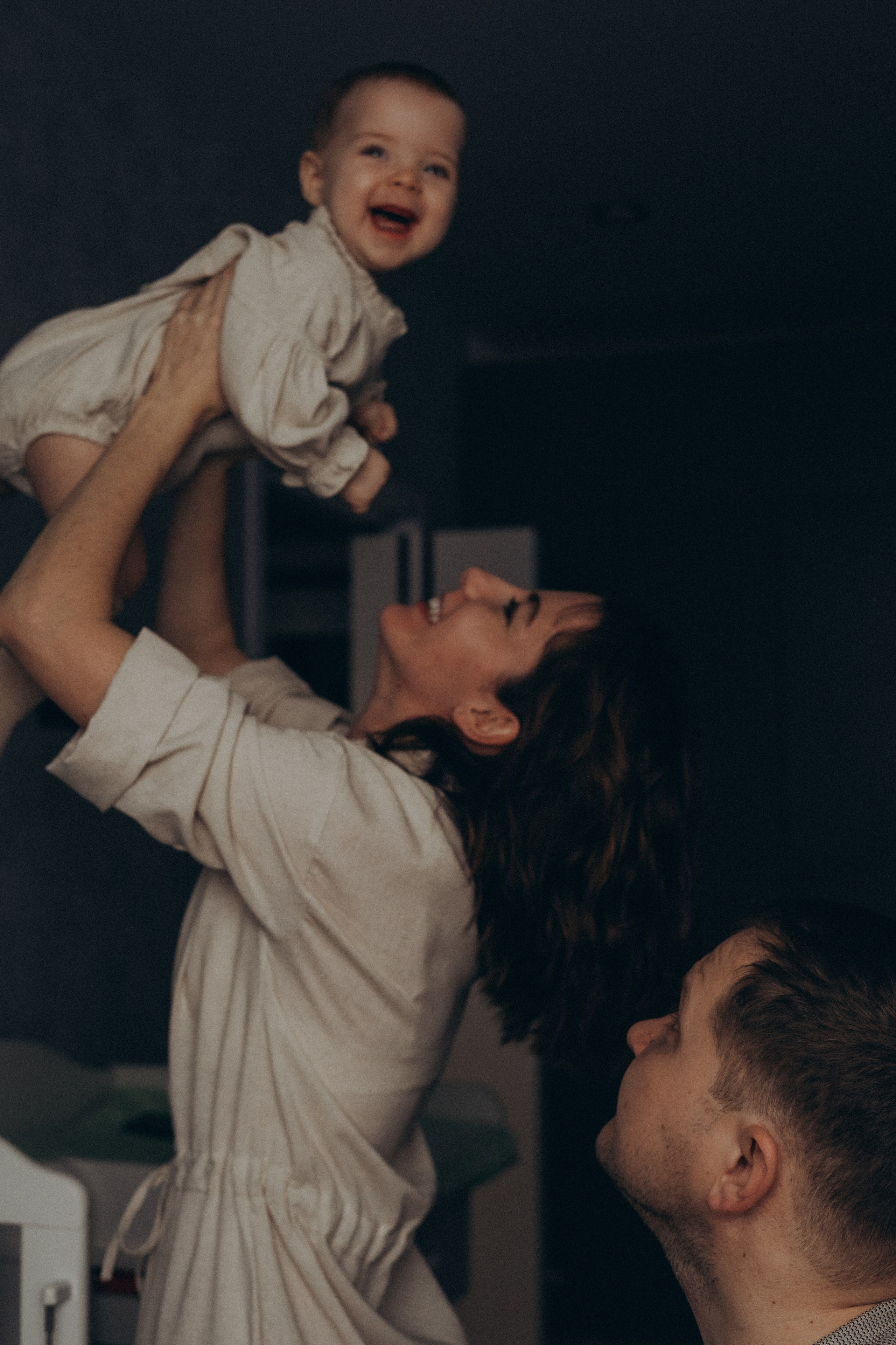 Дина с семьей