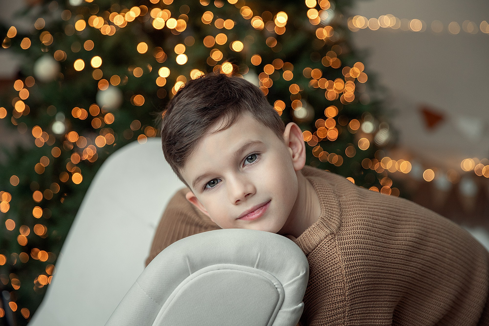 Новогоднее тепло семьи. Фотограф Самара Александр Солнечный