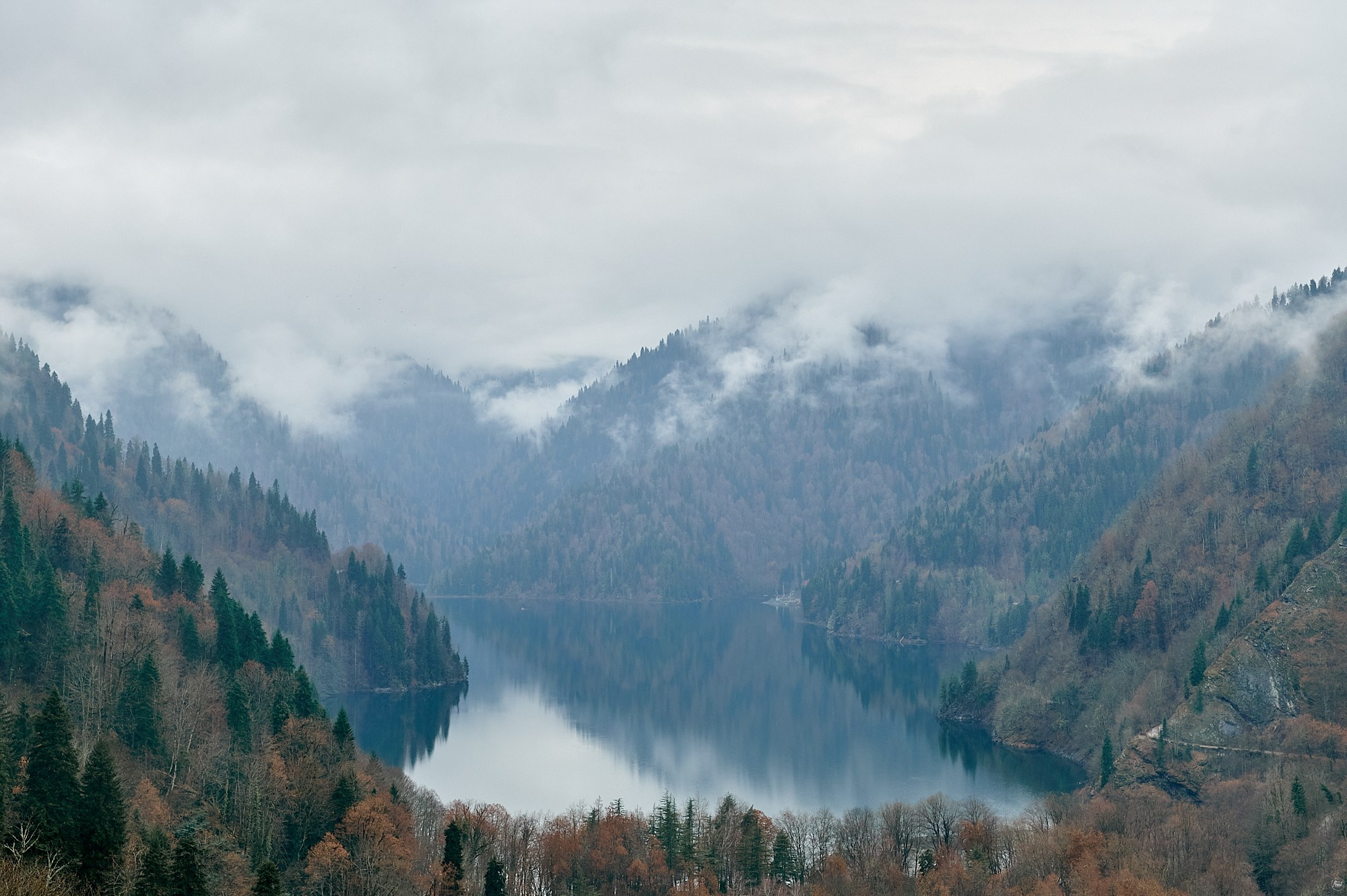 Озеро Рица, Абхазия. Декабрь 2024. Фотографии отовсюду и обо всем