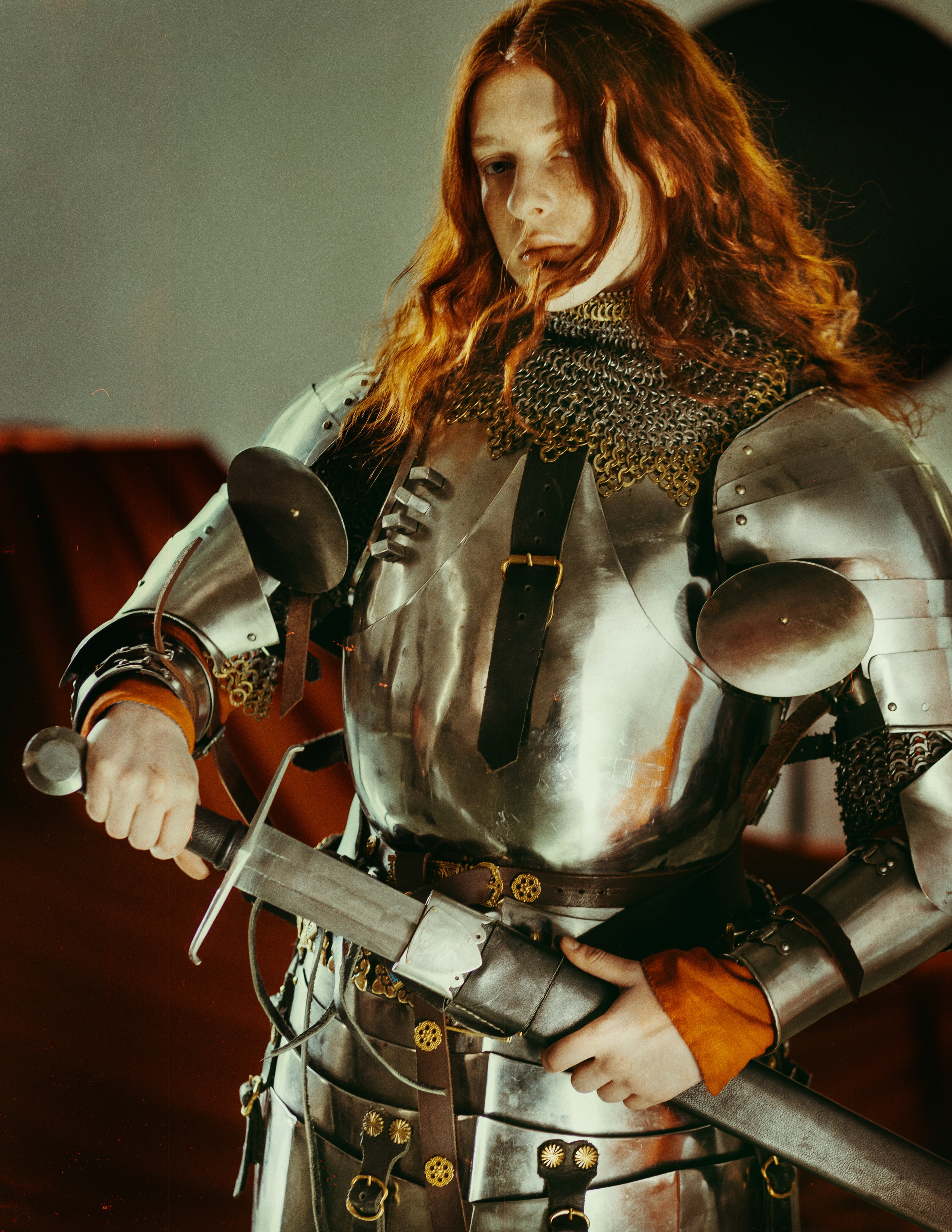 Леди рыцарь — фотосессия в Выборге