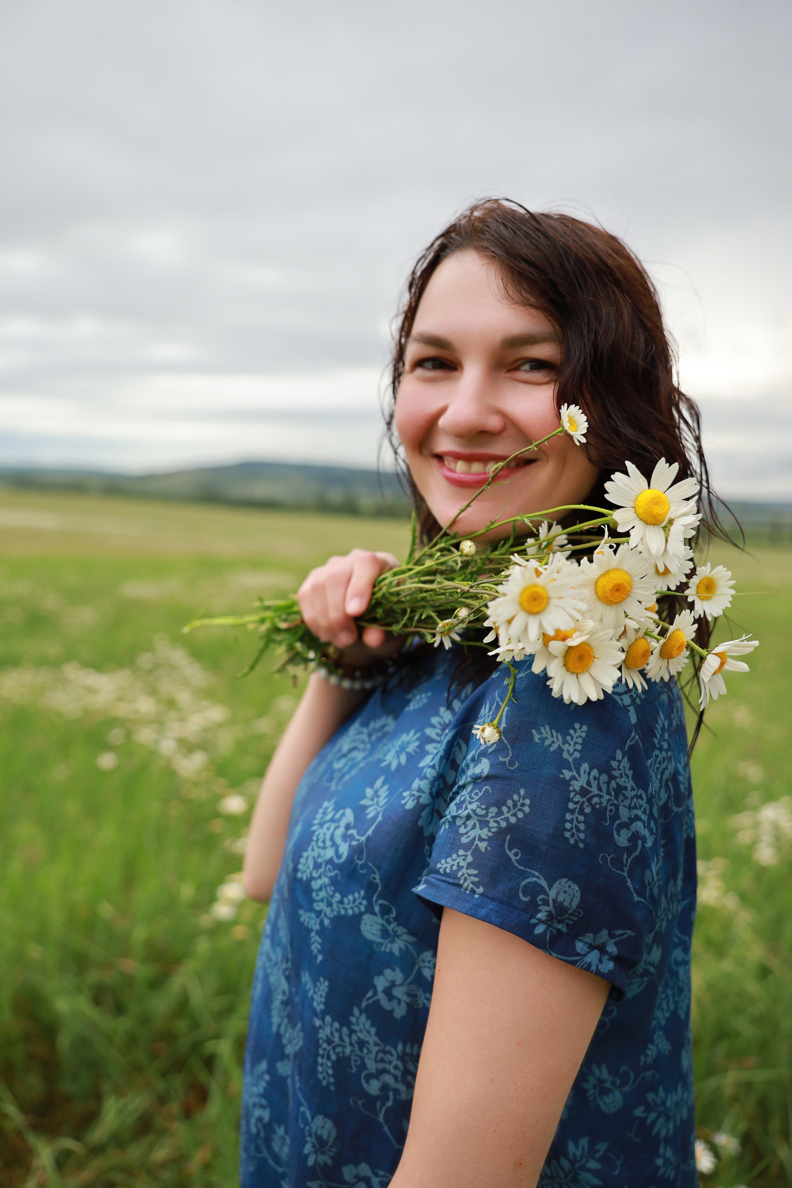 Фотосессия выездная. Ромашки, маки, природа. Фотограф в Крыму Татьяна Барицкая ЕНОТИКА