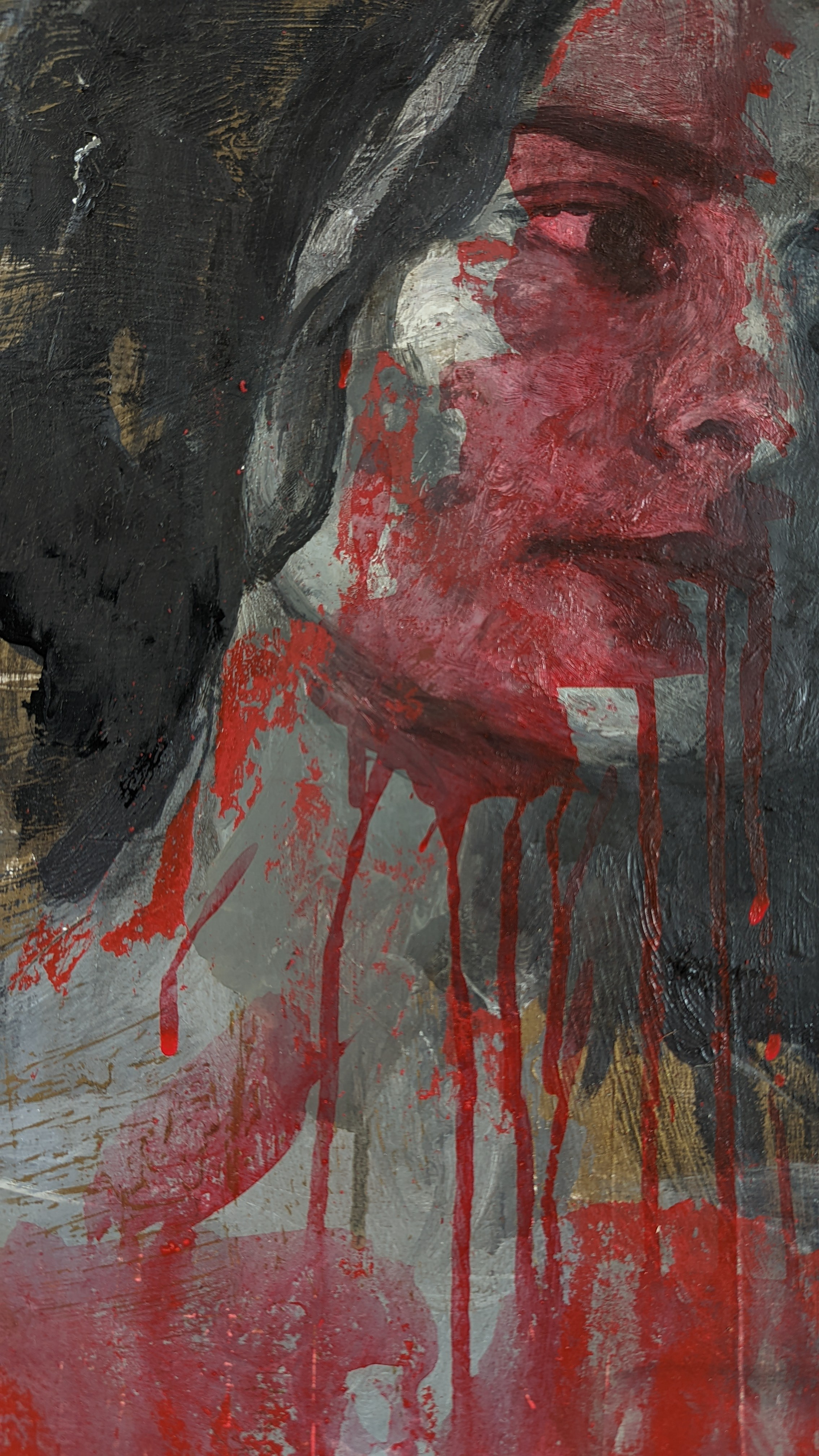 Self-portrait. Ruzanna Teterina artist, St.Petersburg, Russia