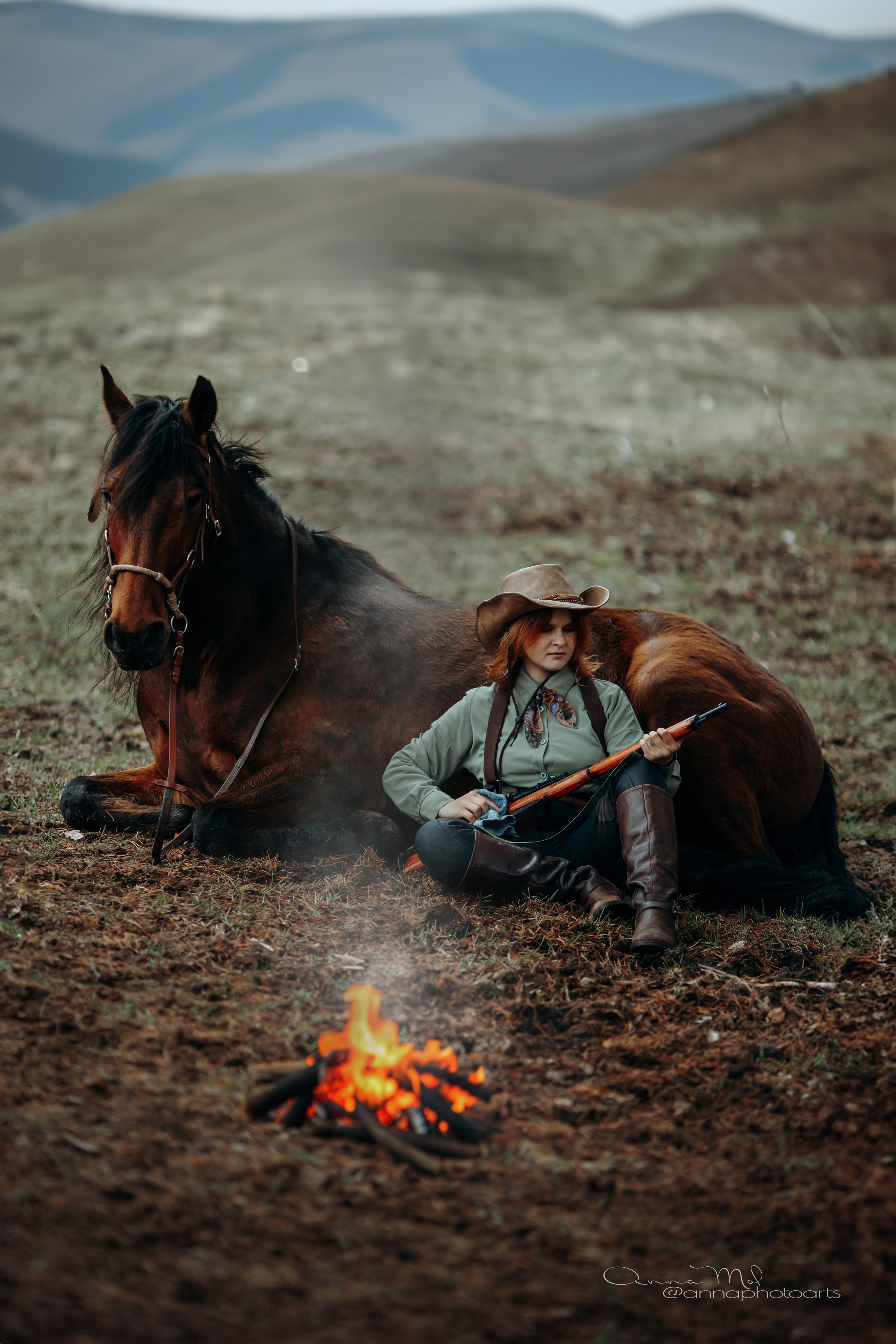По мотивам любимой игры / РДР2. Анна Молчанова конный фотограф в Тюмени | фотосессии с лошадьми Тюмень