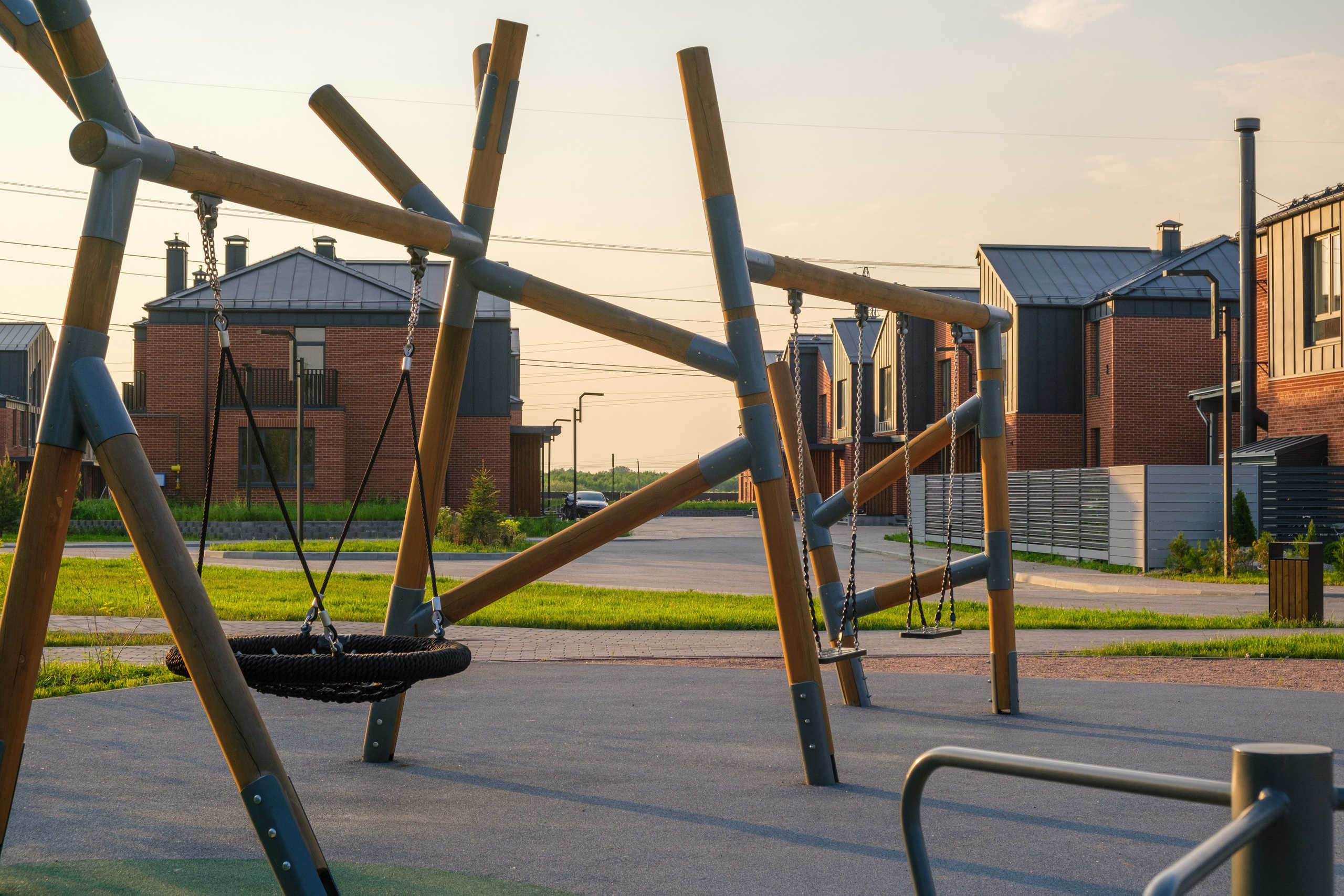 Архитектурная фотосъёмка коттеджного посёлка