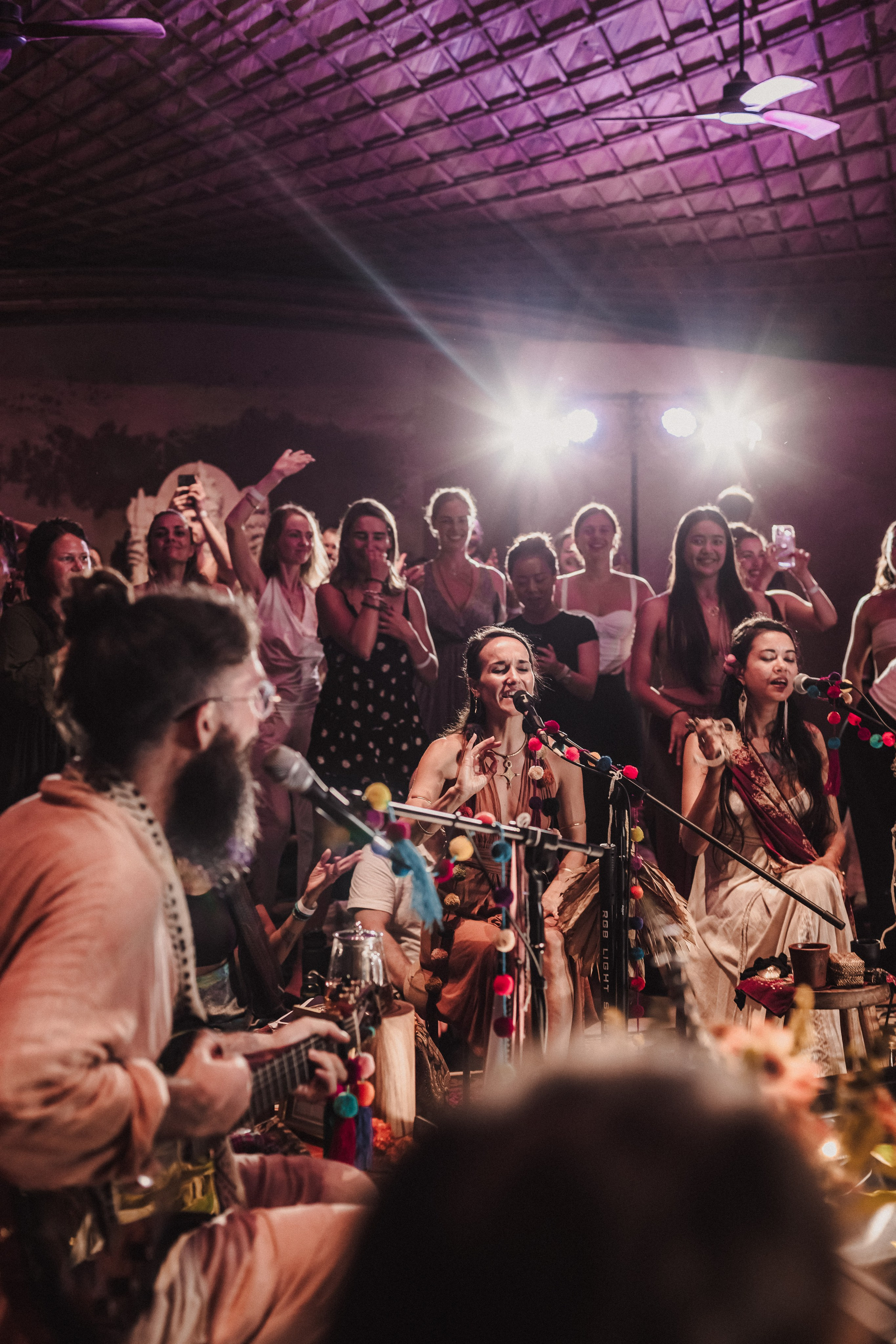 Hanuman Project kirtan at Alchemy march. Mariam Bagdasaryan