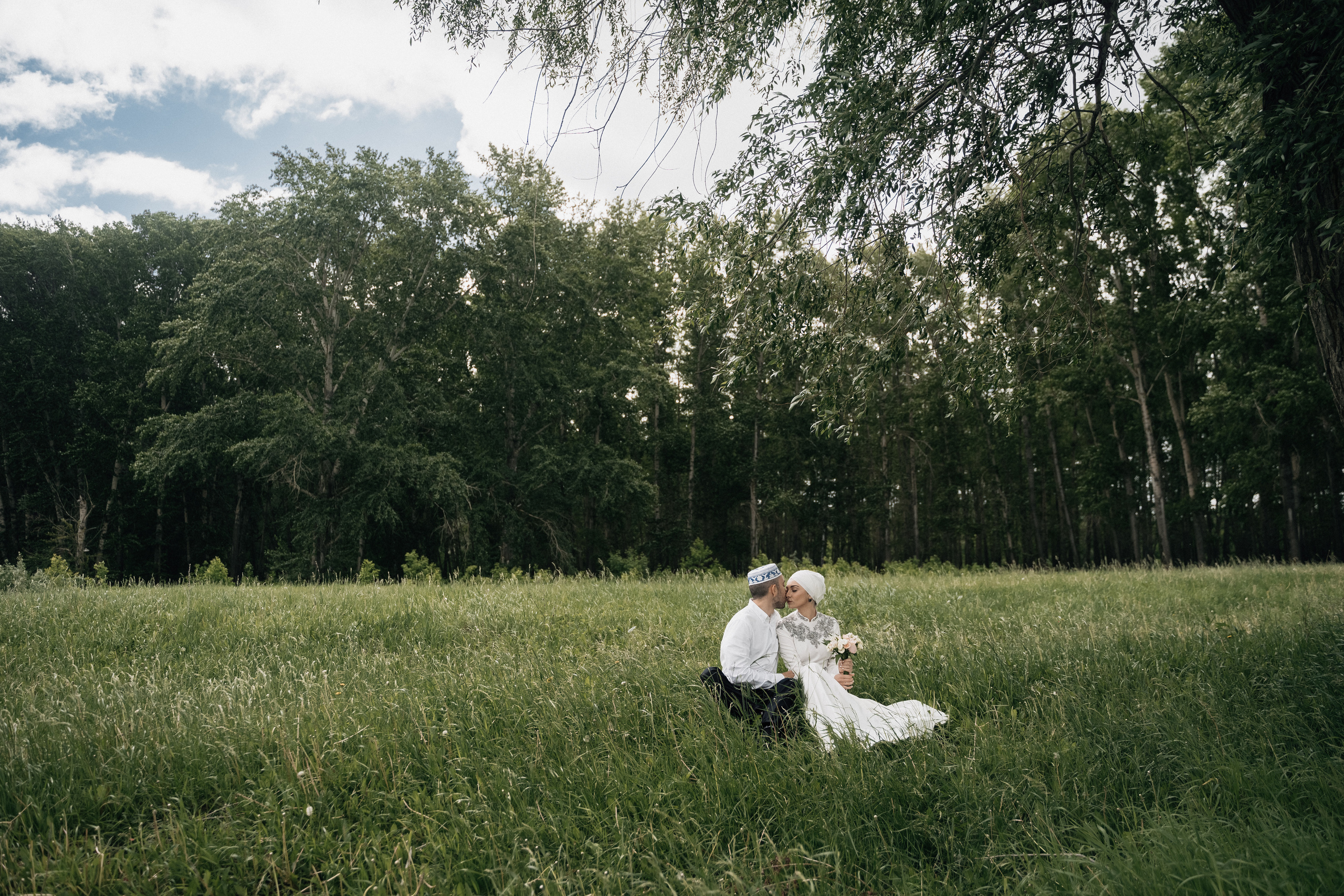 Азат и Юлия. Свадебный семейный фотограф Ксения Божко Уфа Раевка никах в Нарыстау