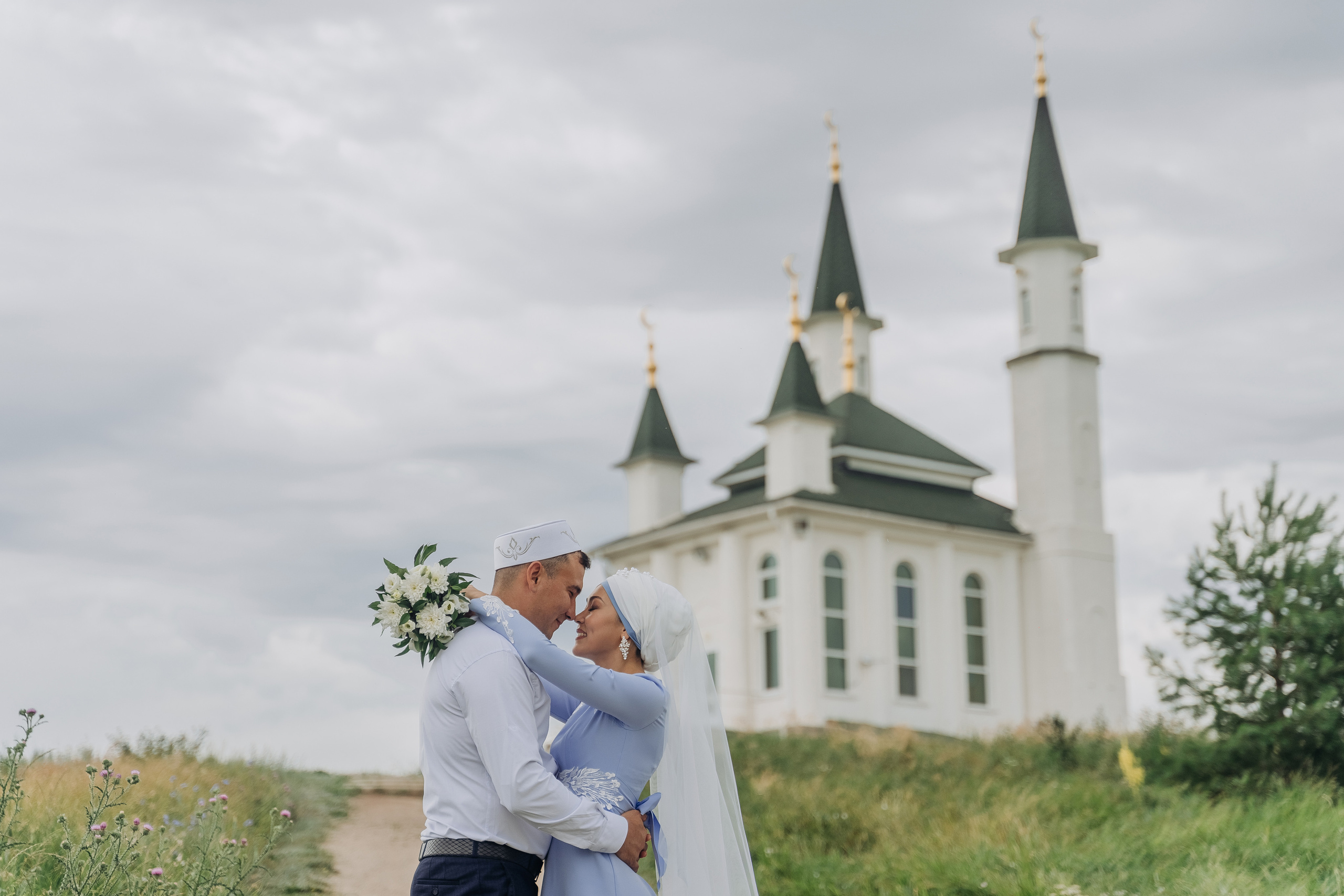 Алия и Ринат. Свадебный семейный фотограф Ксения Божко Уфа Раевка никах в Нарыстау
