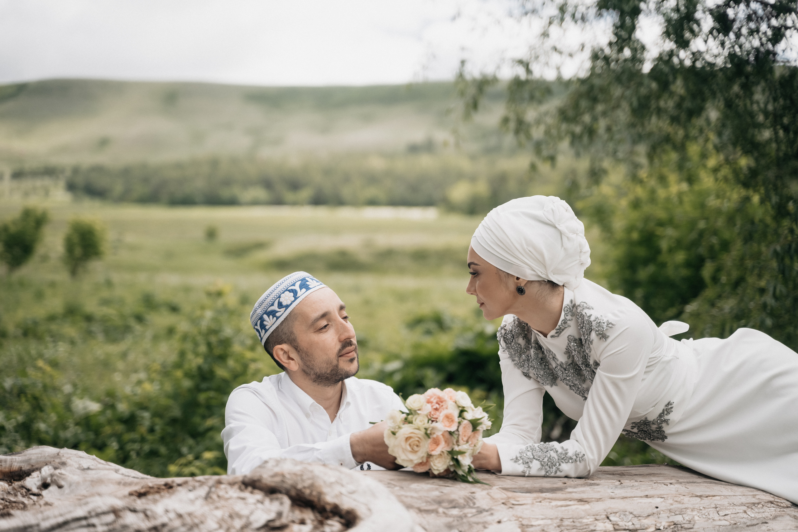 Азат и Юлия. Свадебный семейный фотограф Ксения Божко Уфа Раевка никах в Нарыстау