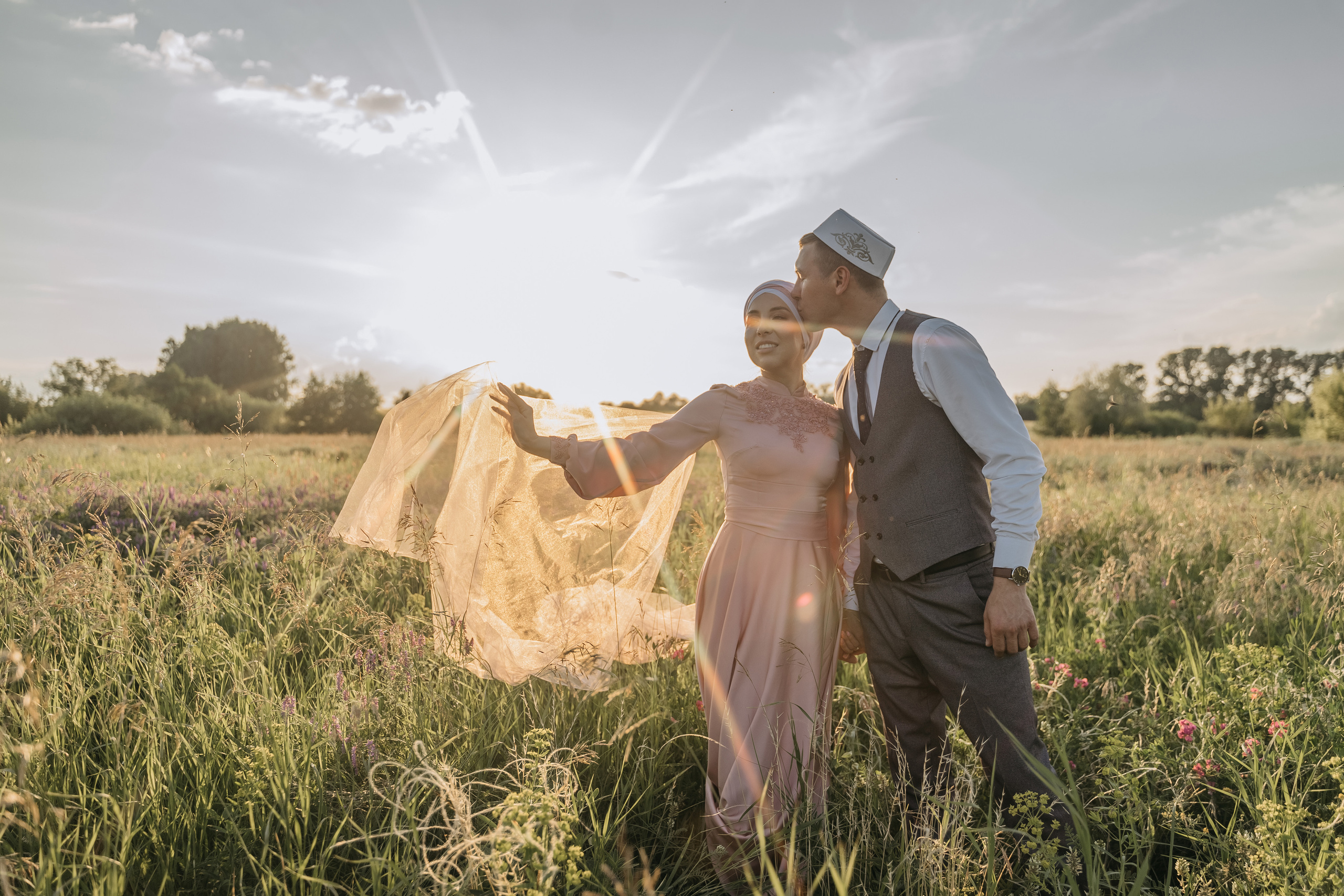 Марсель и Гузель. Свадебный семейный фотограф Ксения Божко Уфа Раевка никах в Нарыстау
