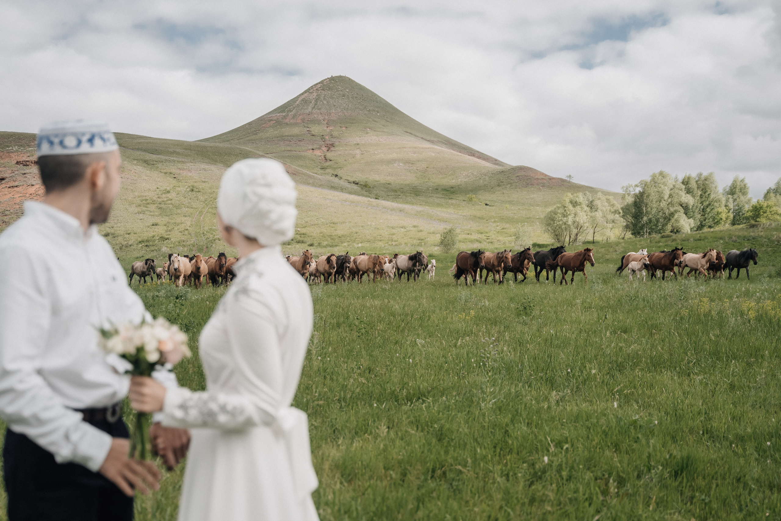 Азат и Юлия. Свадебный семейный фотограф Ксения Божко Уфа Раевка никах в Нарыстау