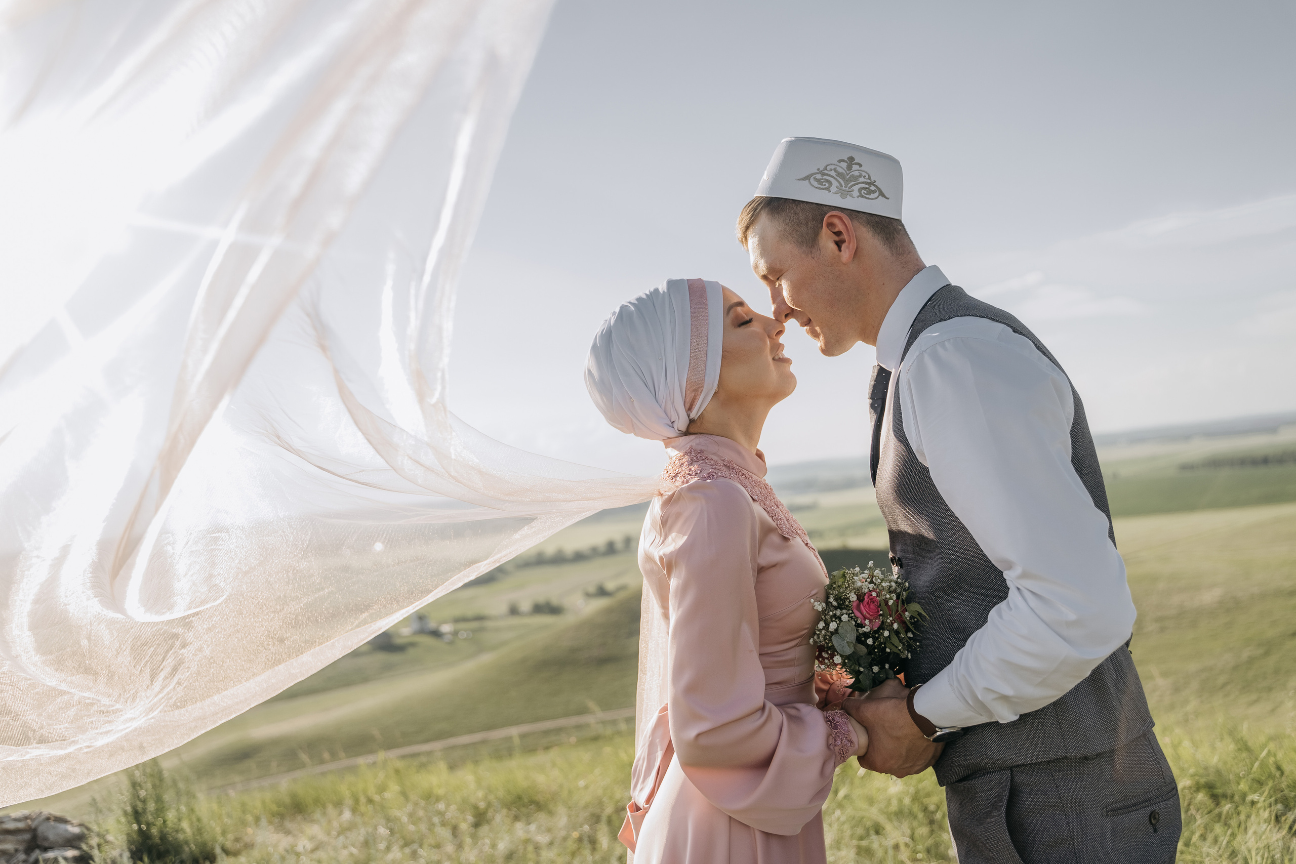 Марсель и Гузель. Свадебный семейный фотограф Ксения Божко Уфа Раевка никах в Нарыстау