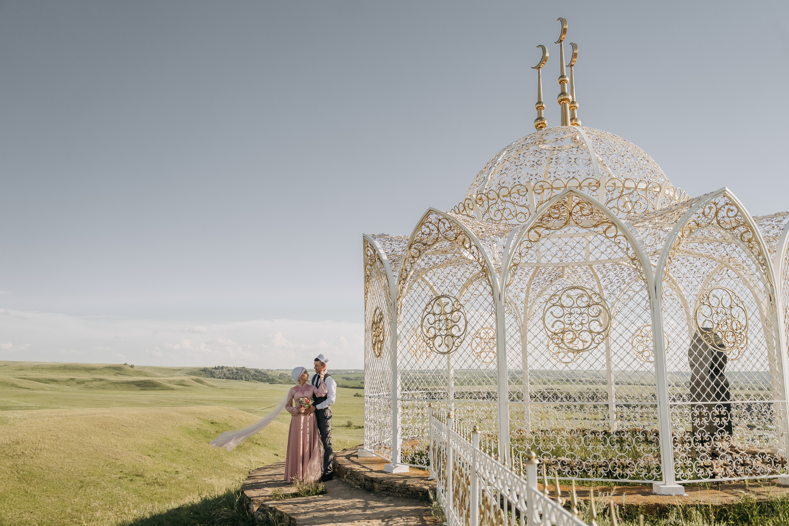 Марсель и Гузель. Свадебный семейный фотограф Ксения Божко Уфа Раевка никах в Нарыстау