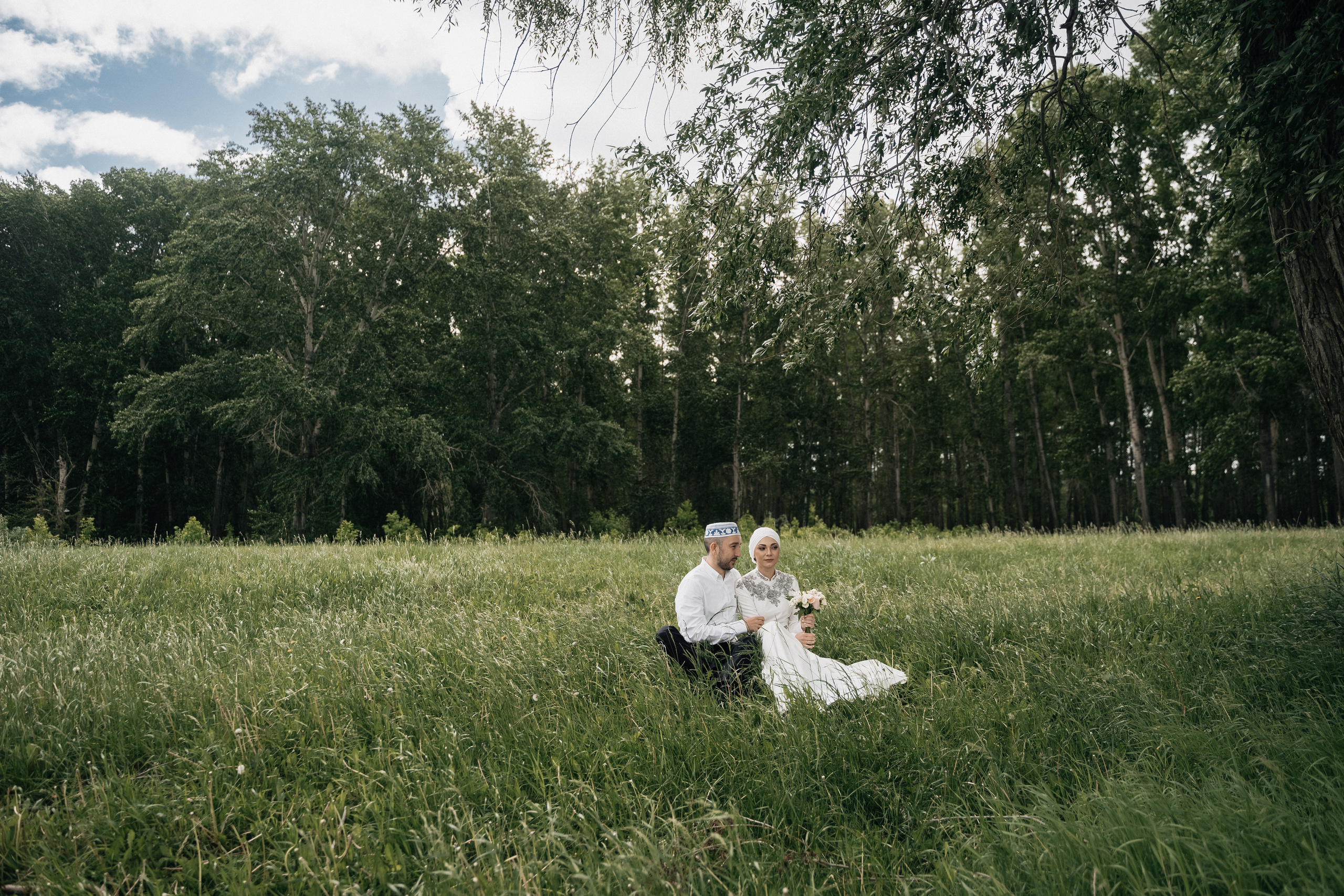 Азат и Юлия. Свадебный семейный фотограф Ксения Божко Уфа Раевка никах в Нарыстау