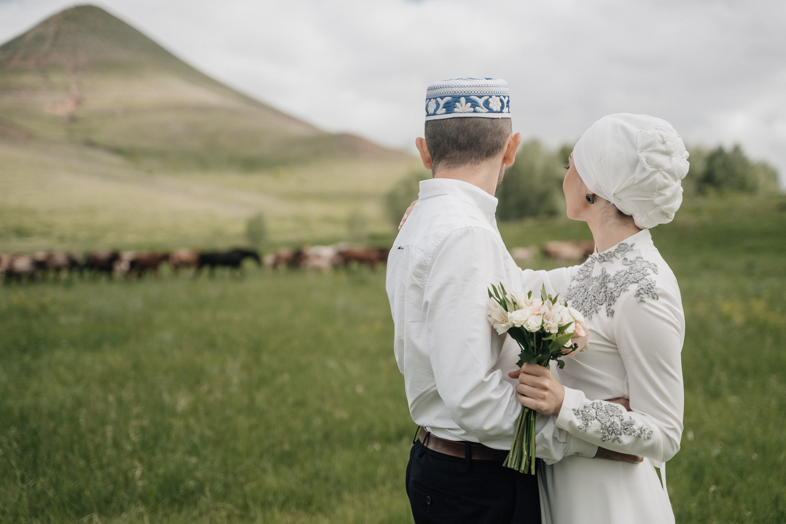 Азат и Юлия. Свадебный семейный фотограф Ксения Божко Уфа Раевка никах в Нарыстау