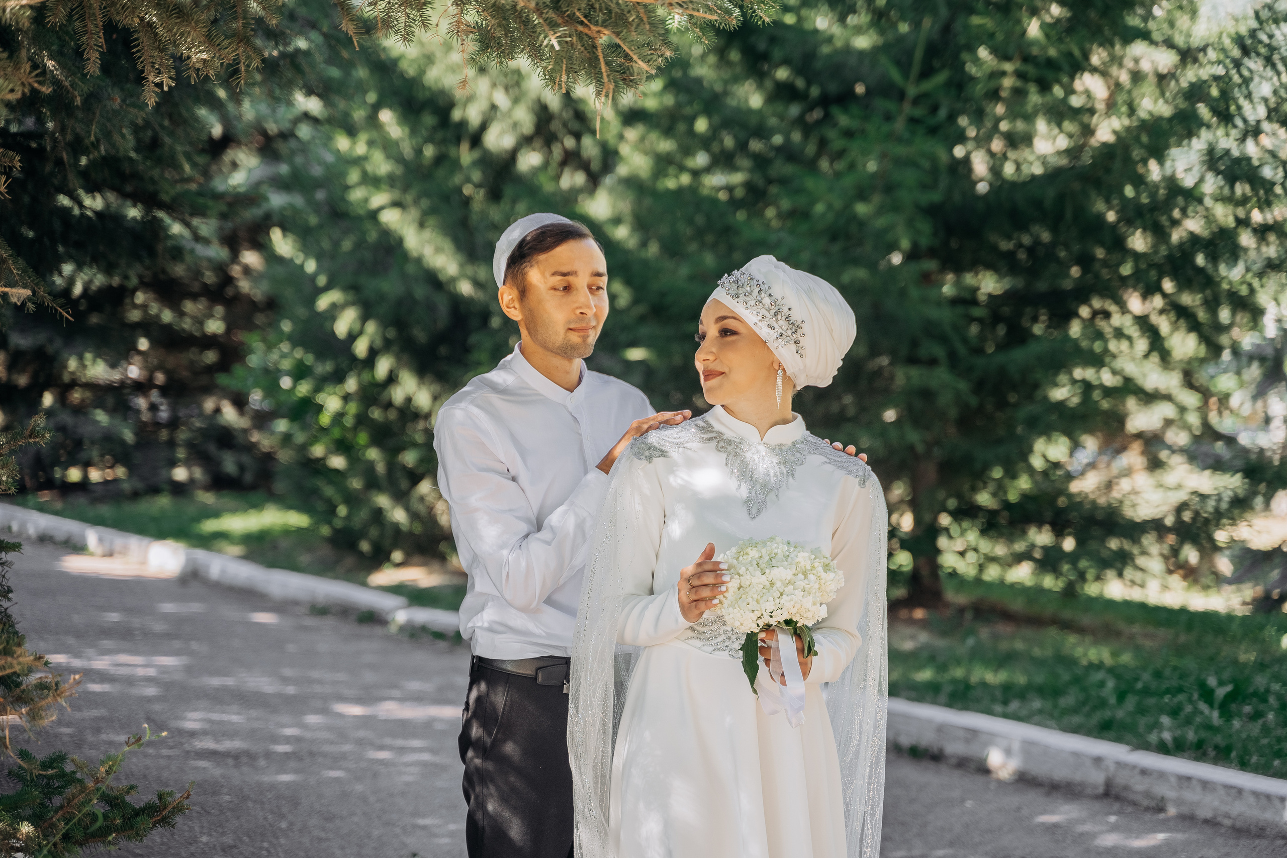 Ильмир и Альмира. Свадебный семейный фотограф Ксения Божко Уфа Раевка никах в Нарыстау