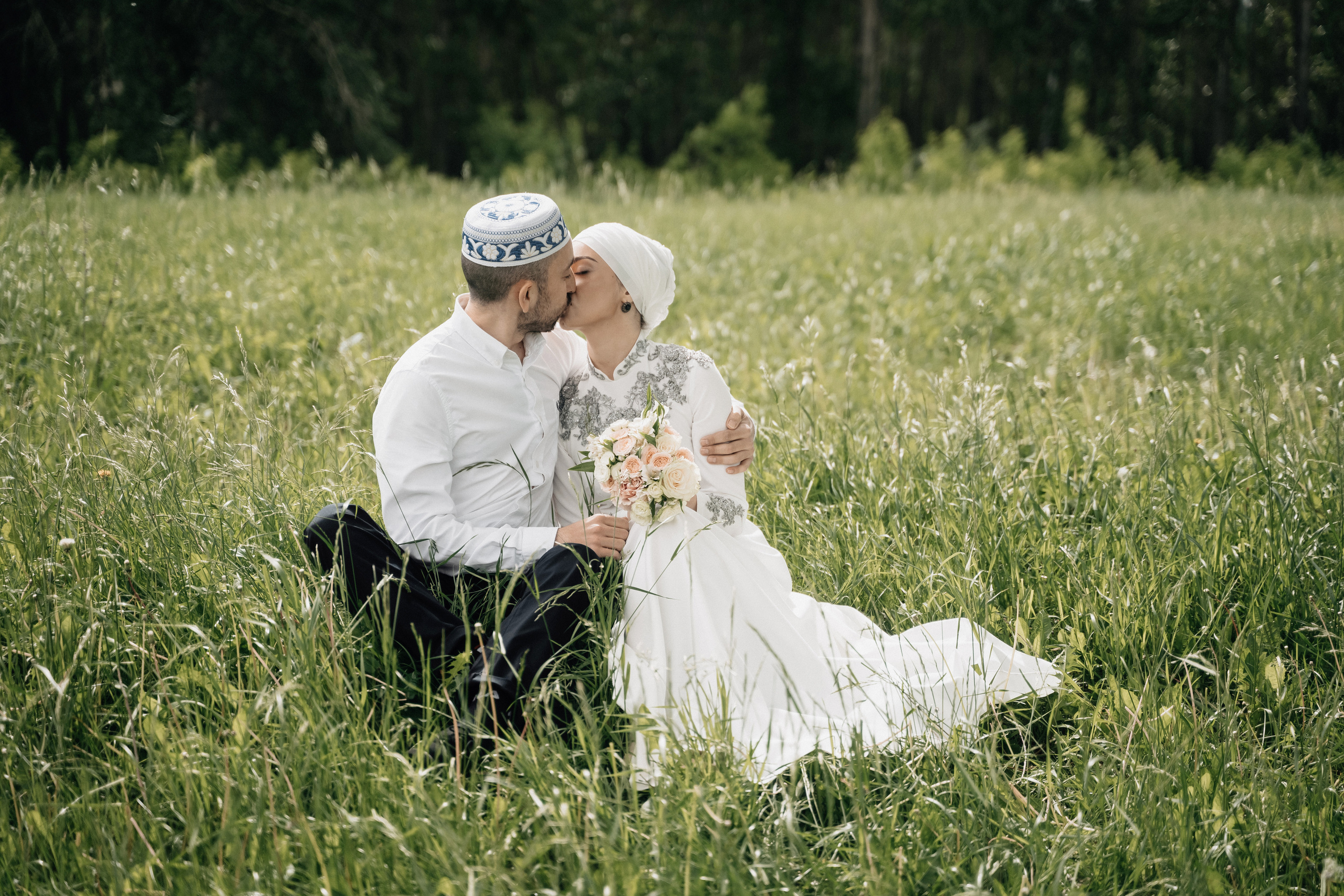 Азат и Юлия. Свадебный семейный фотограф Ксения Божко Уфа Раевка никах в Нарыстау