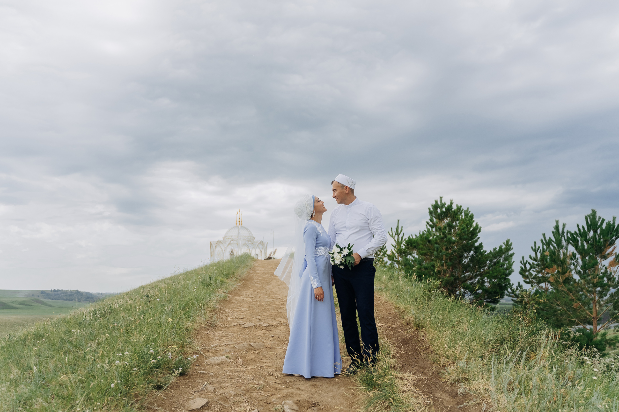 Алия и Ринат. Свадебный семейный фотограф Ксения Божко Уфа Раевка никах в Нарыстау