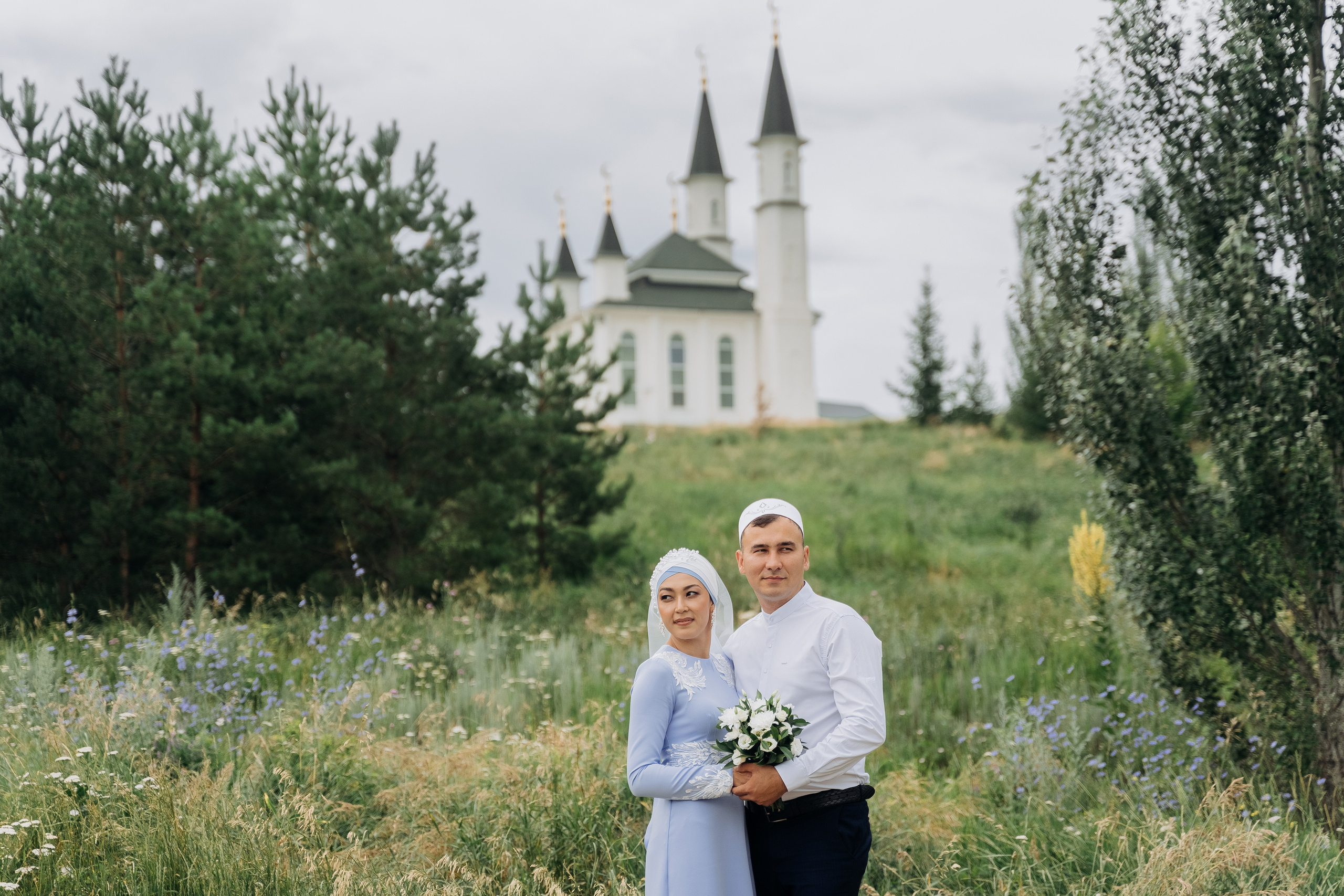 Алия и Ринат. Свадебный семейный фотограф Ксения Божко Уфа Раевка никах в Нарыстау