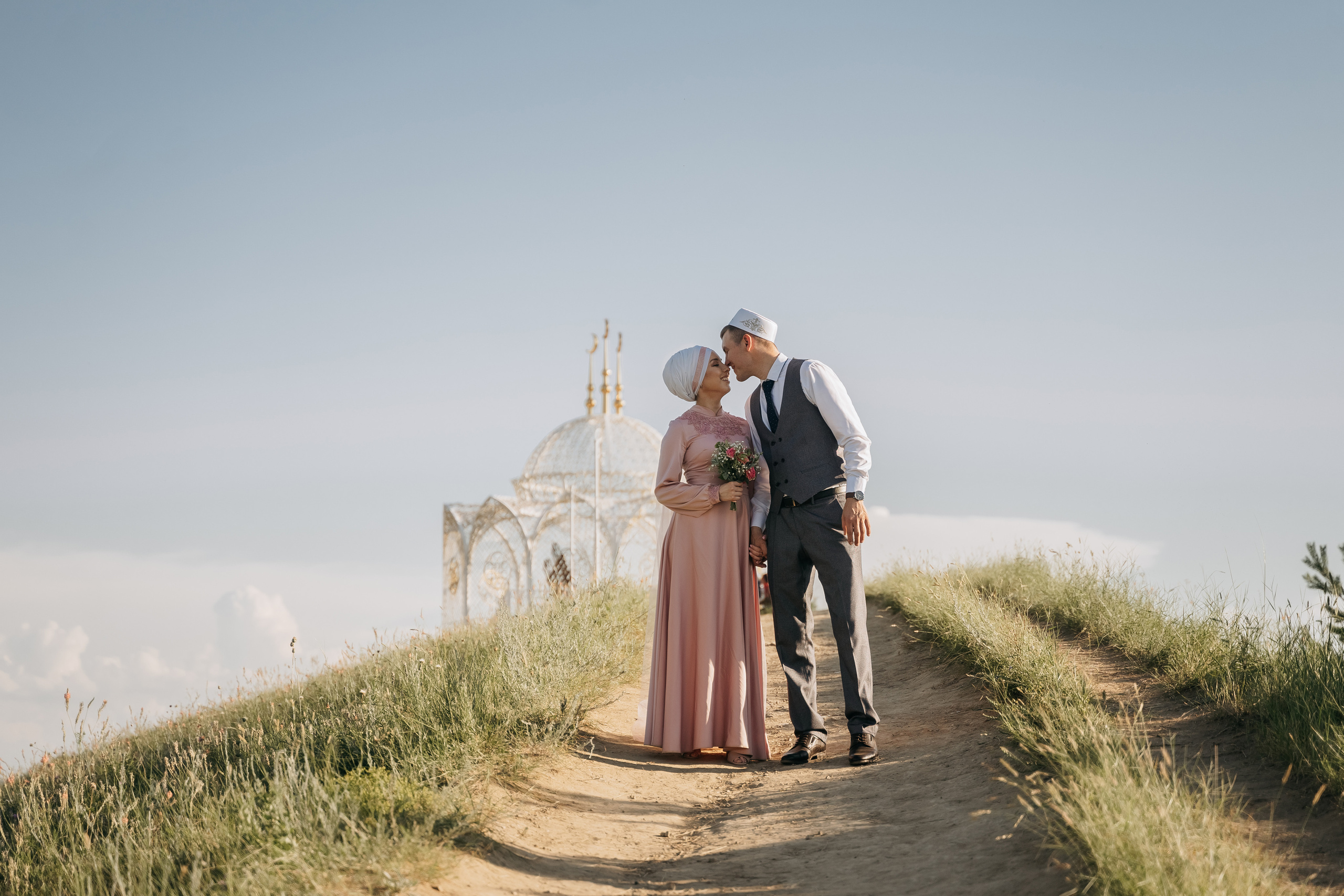 Марсель и Гузель. Свадебный семейный фотограф Ксения Божко Уфа Раевка никах в Нарыстау