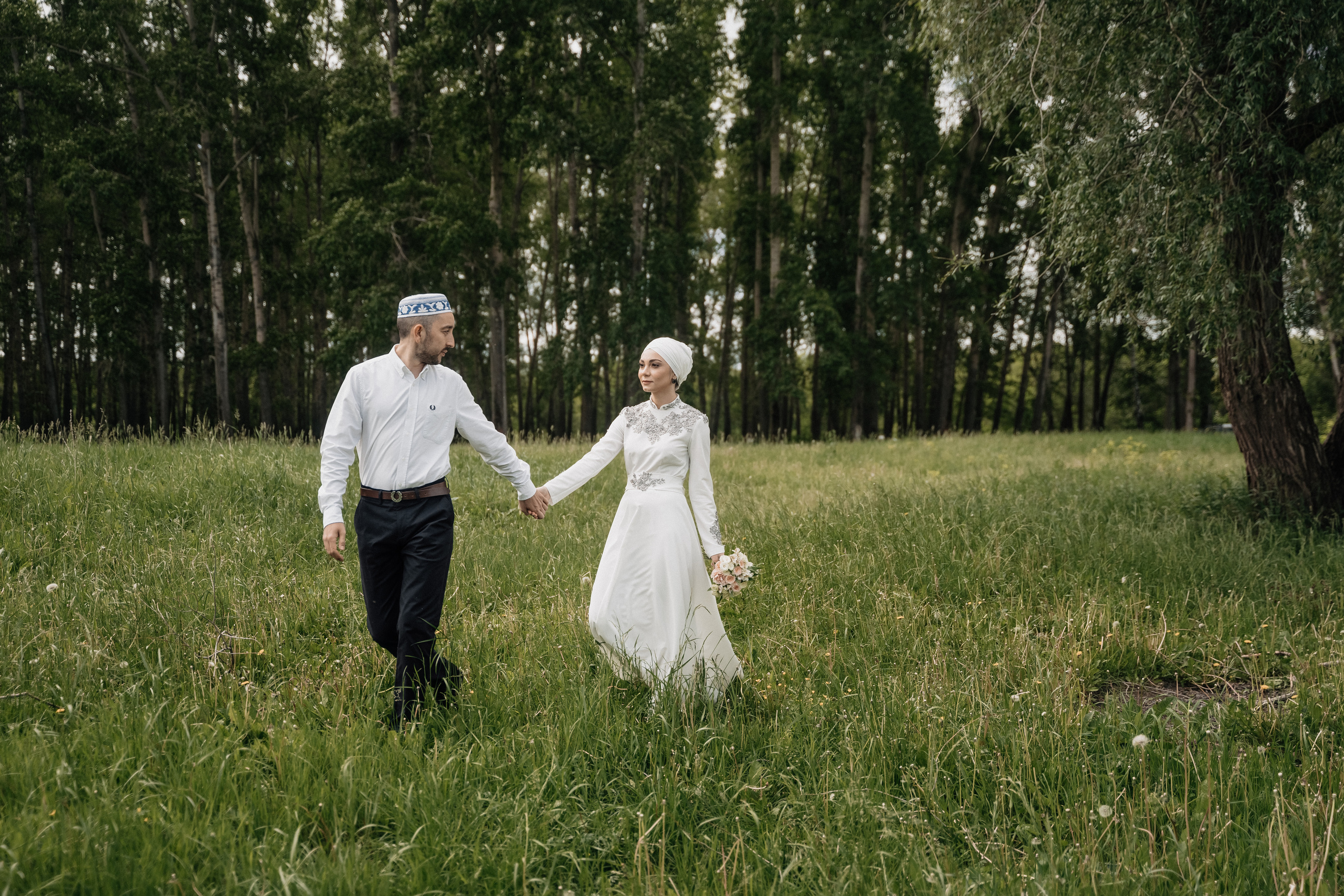 Азат и Юлия. Свадебный семейный фотограф Ксения Божко Уфа Раевка никах в Нарыстау